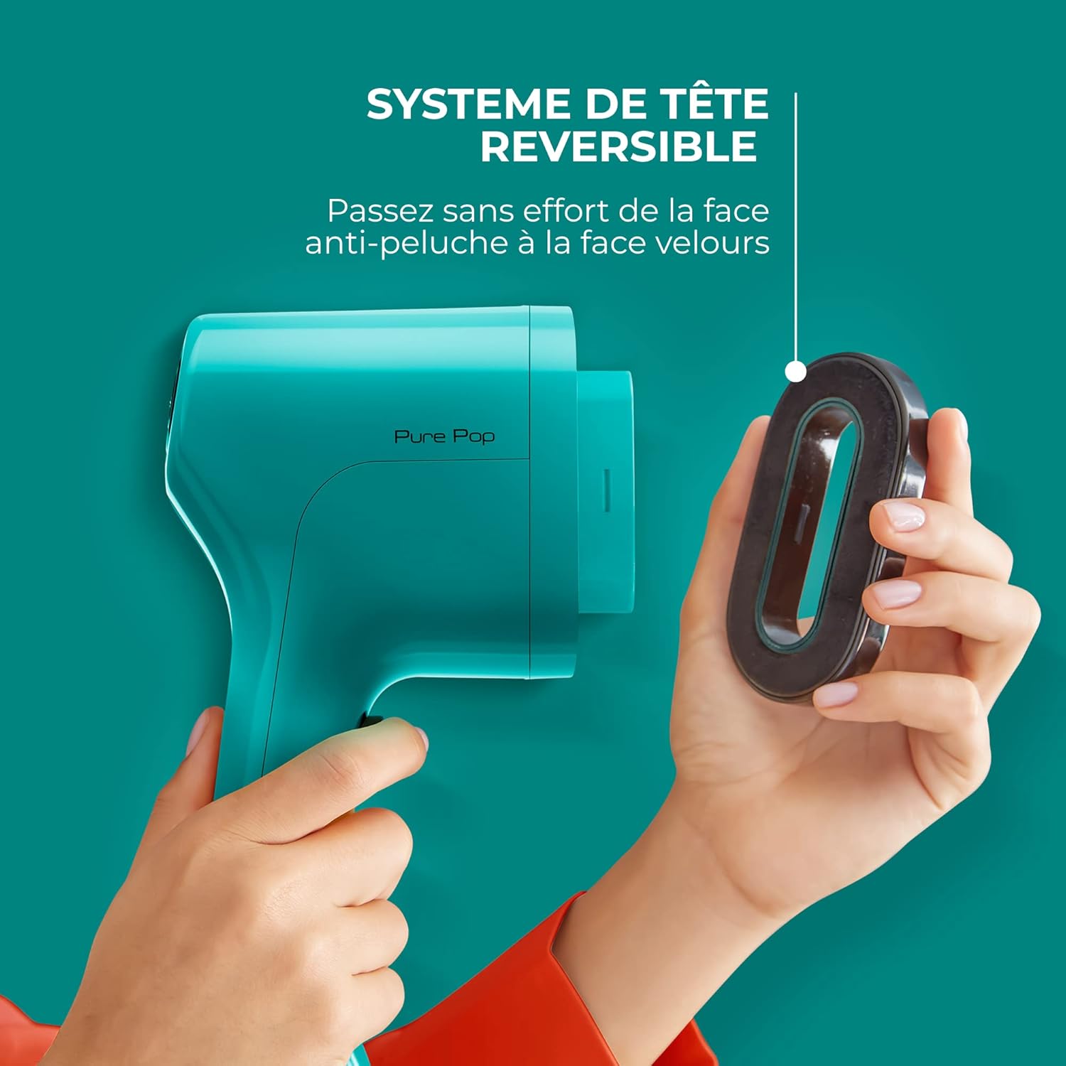 Calor Vapore Pure POP DT2024C0 - Stiratore Verticale, Verde - immagine 3