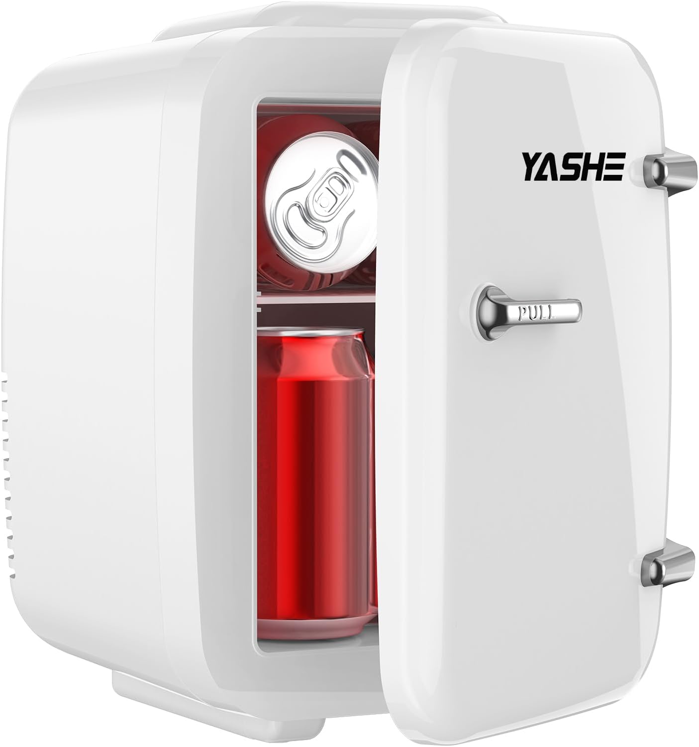 Yashe Mini Frigo da Camera 4L, Bianco - immagine 1