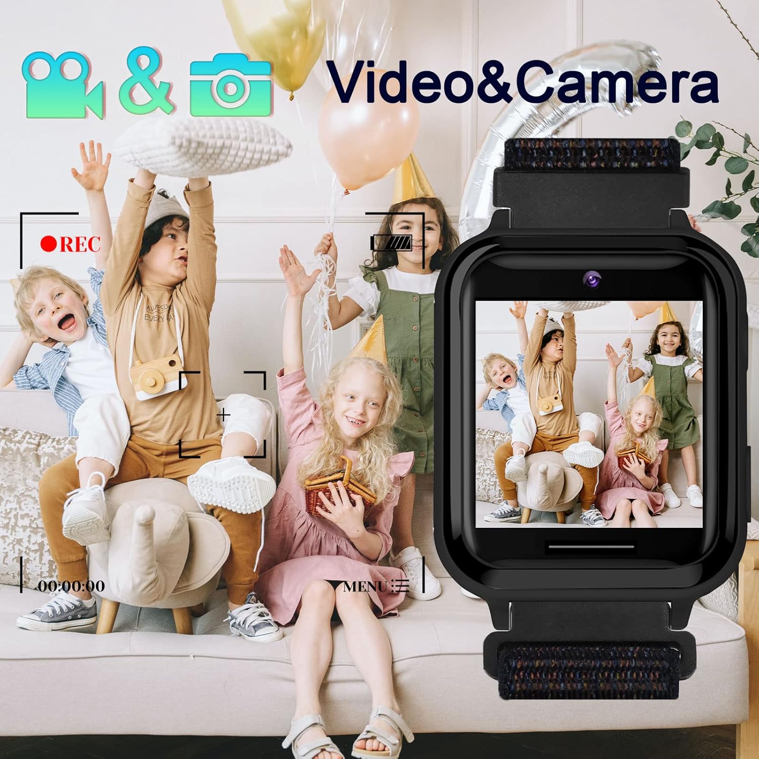 Pthtechus Smartwatch per Bambini 4-12 Anni - immagine 4