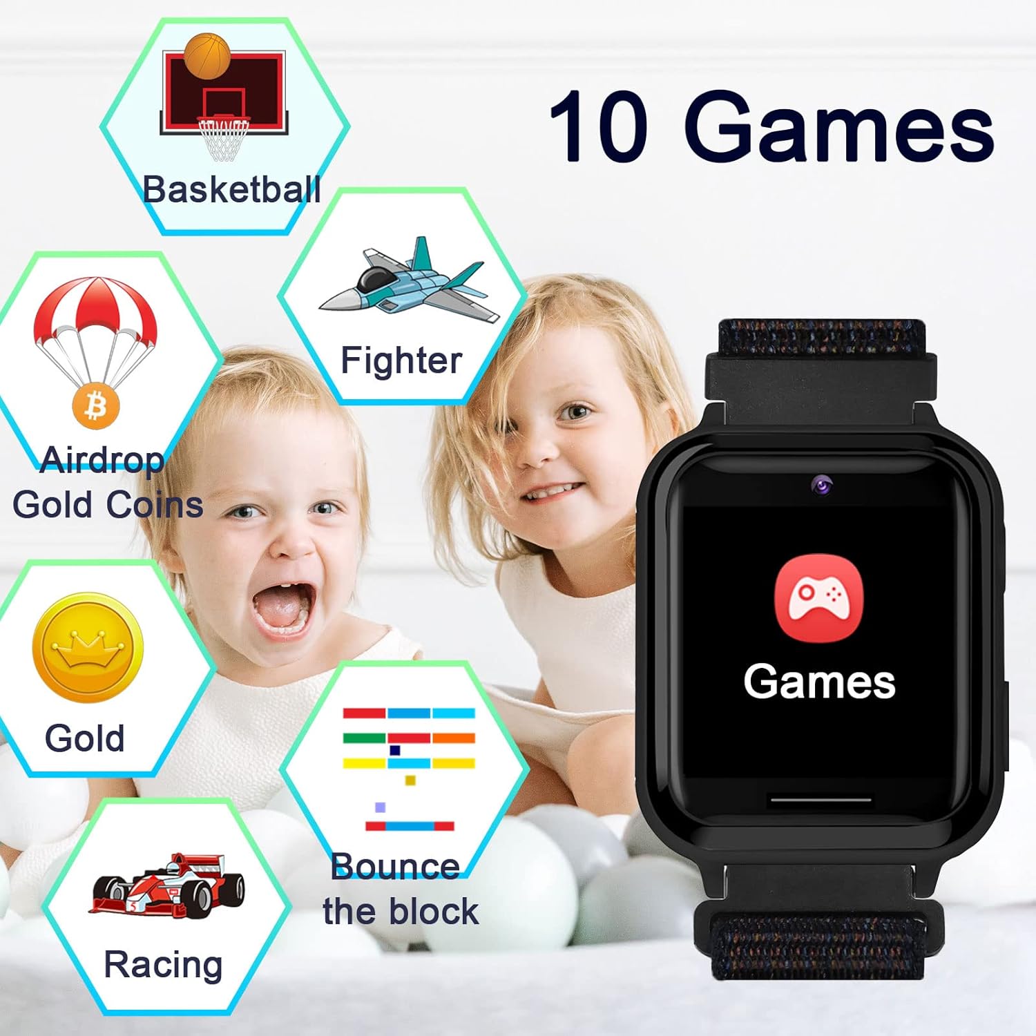 Pthtechus Smartwatch per Bambini 4-12 Anni - immagine 6