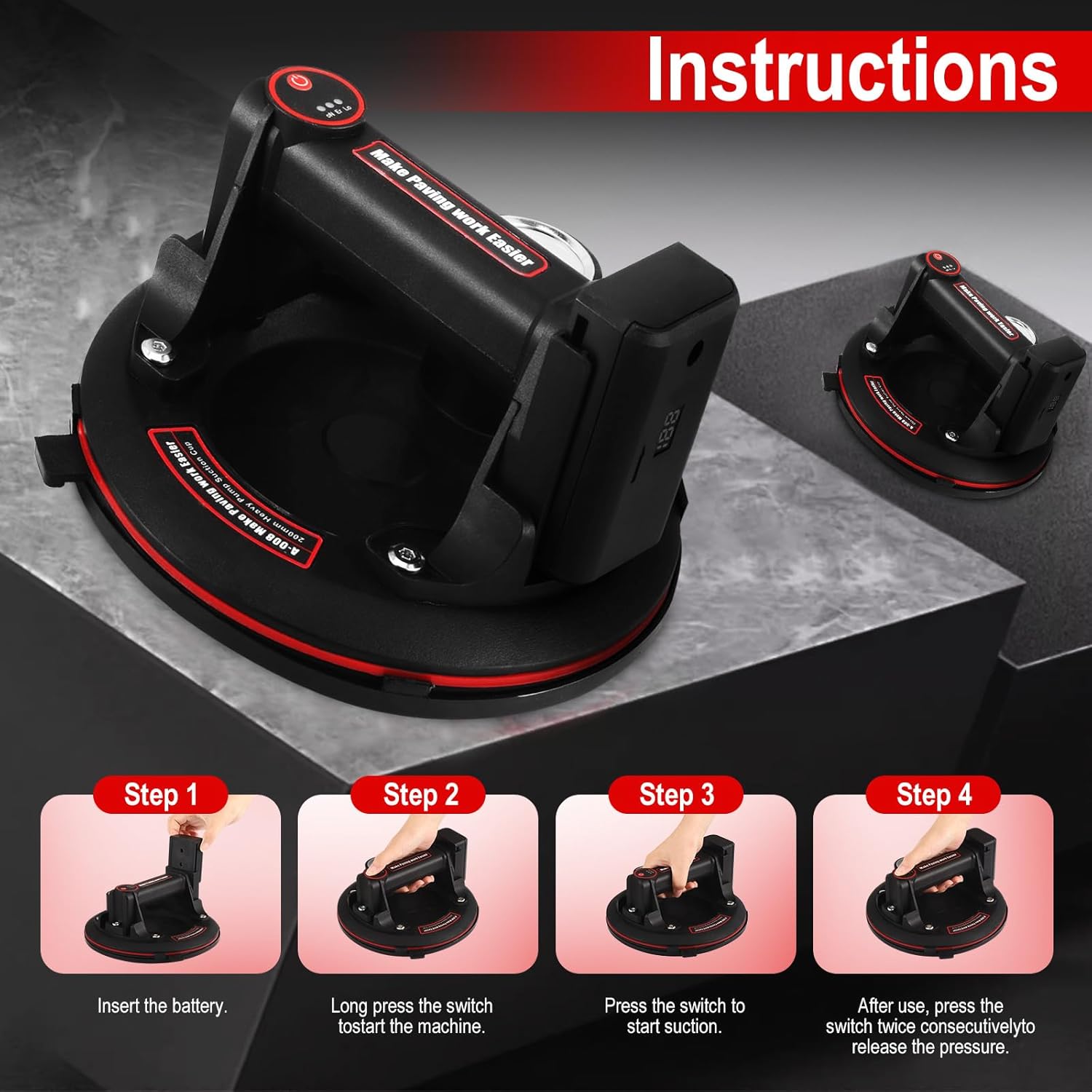 Set 2 Ventose Elettriche Professionali 8" - immagine 8