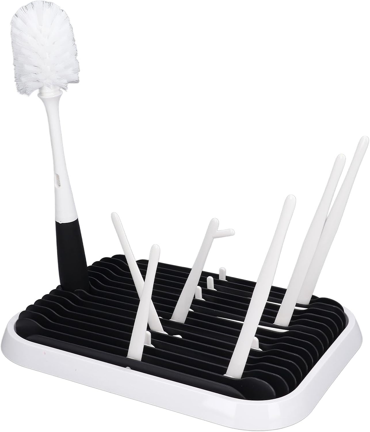 Stendino Pieghevole per Biberon con Spazzola Pulizia - immagine 1