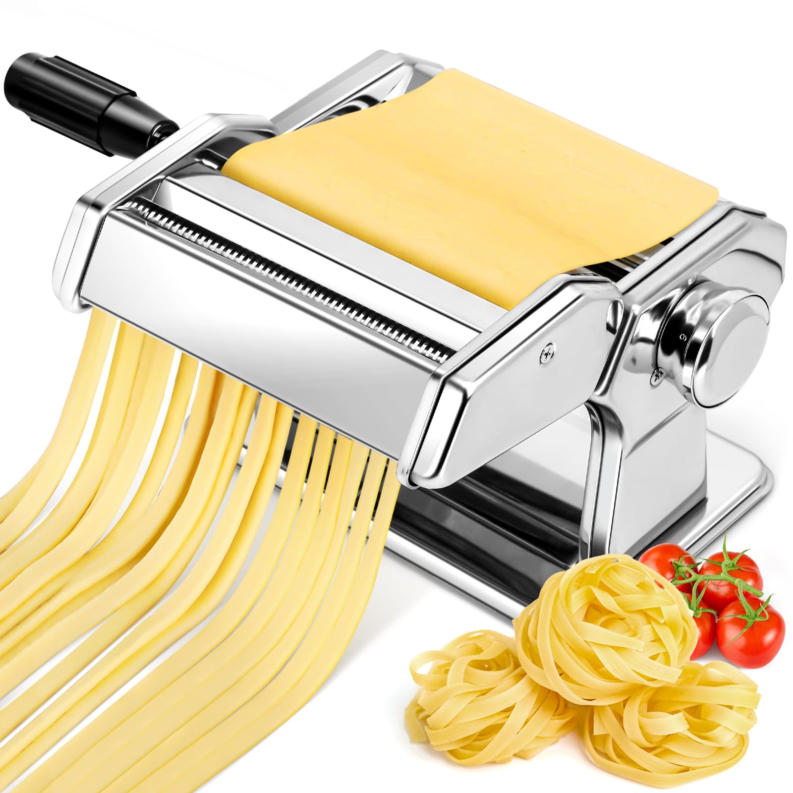 Yashe Macchina per La Pasta 2 in 1 con Kit Pulizia