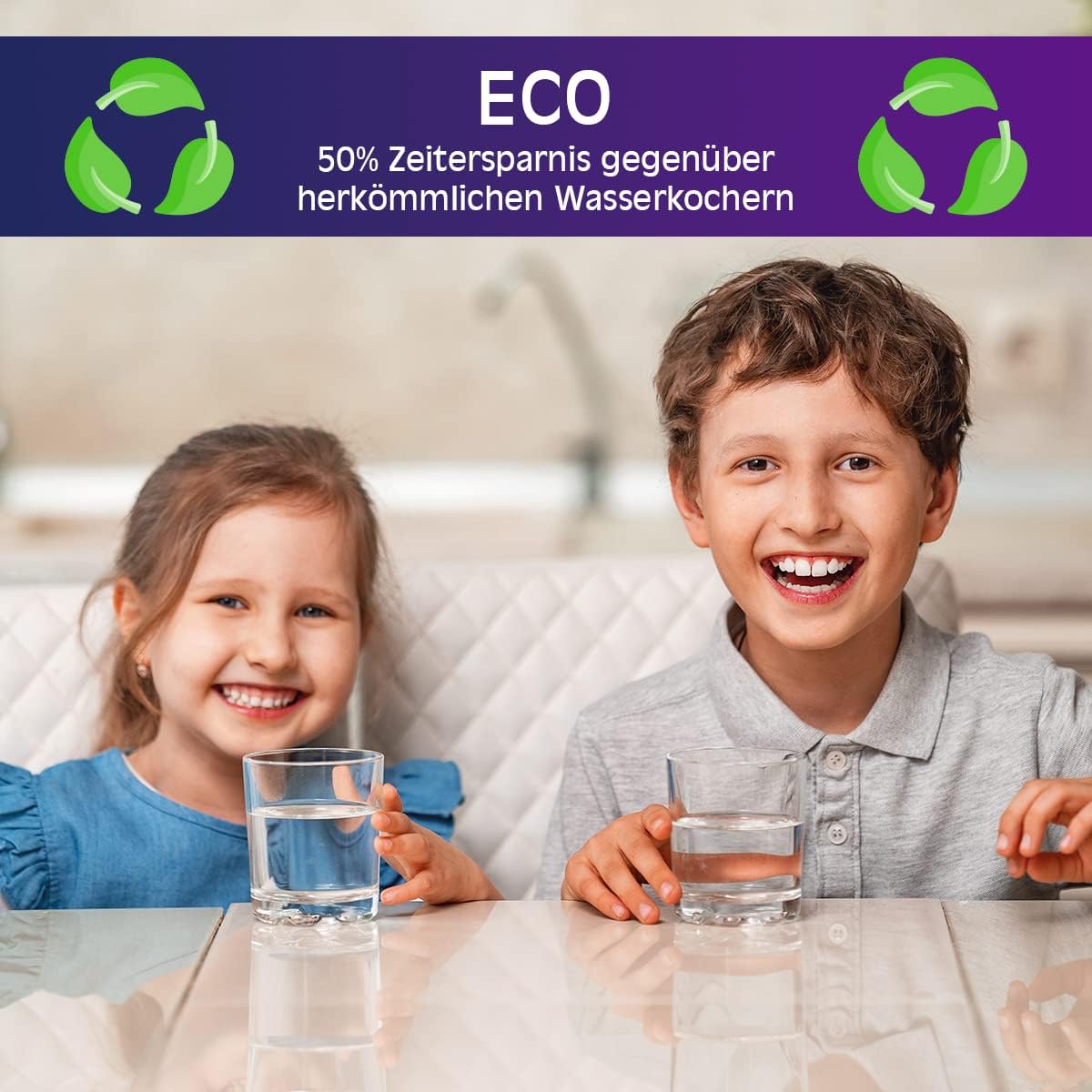 Profi Cook PC-HWS1168 - Distributore Acqua Calda, Argento/Nero - immagine 5