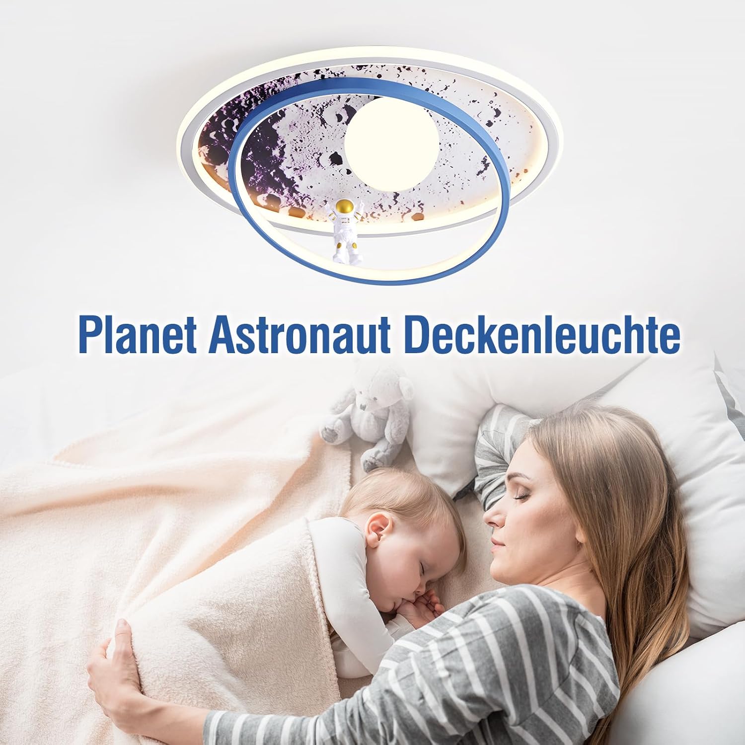 Lampada Soffitto LED per Bambini Astronauta con Telecomando - immagine 4