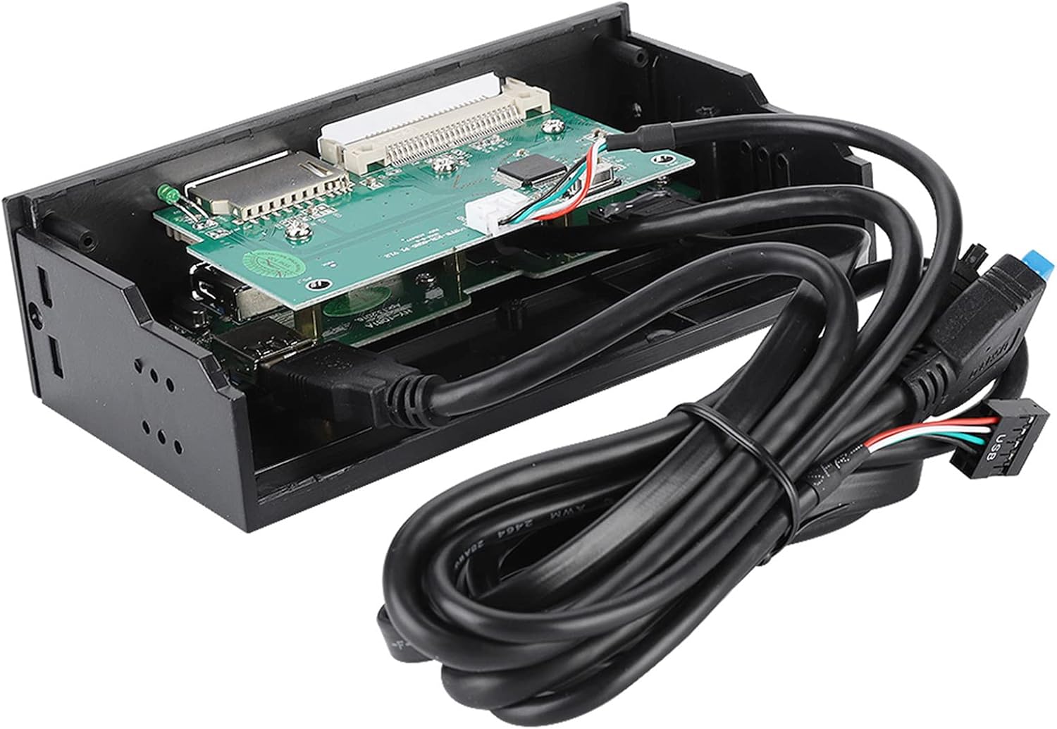 Pannello Frontale PC 5,25" con Lettore Schede Interno - immagine 5