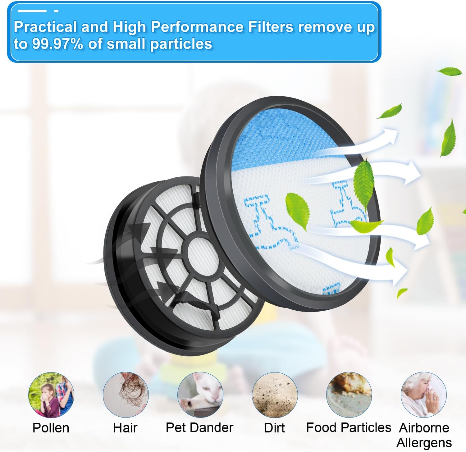 Filtro per Rowenta Swift Power Cyclonic (4 Pezzi) - immagine 5