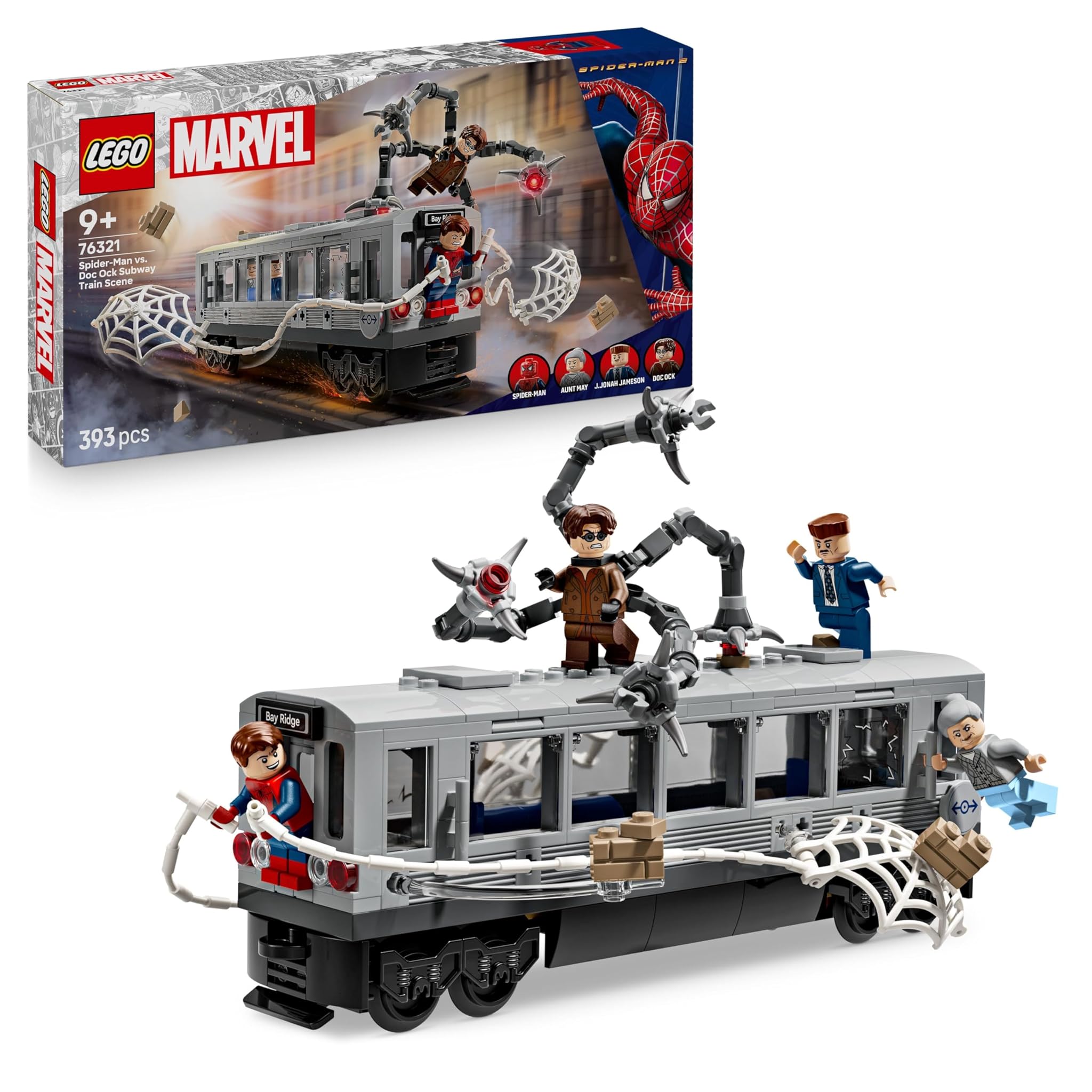Lego Marvel Spider-Man Contro Doc Ock: Duello sul Treno 76321