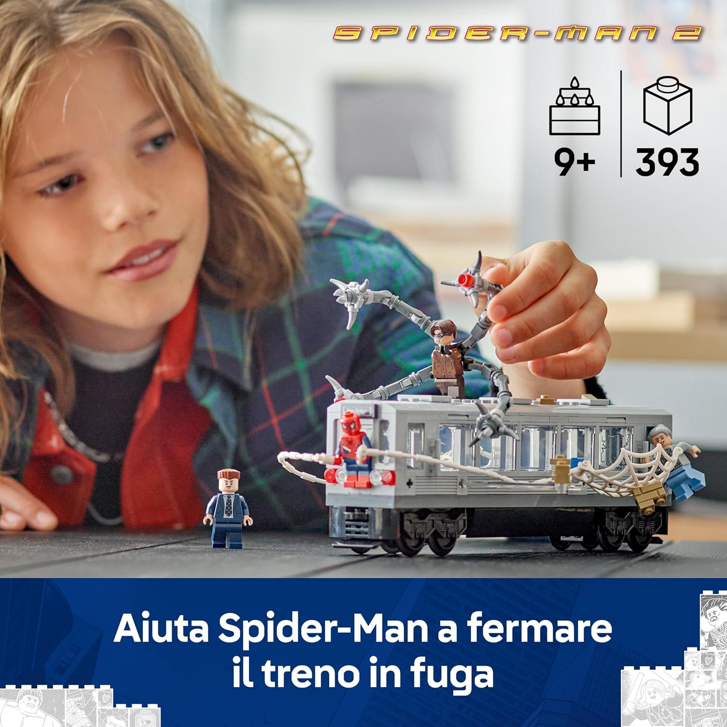 Lego Marvel Spider-Man Contro Doc Ock: Duello sul Treno 76321 - immagine 2
