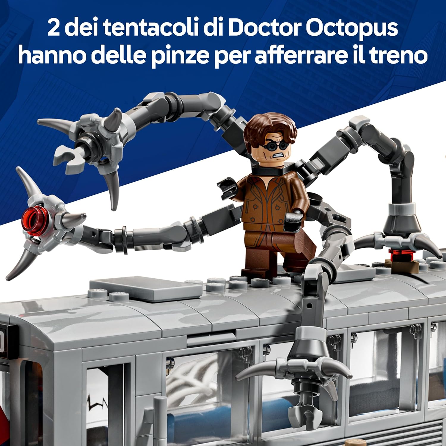 Lego Marvel Spider-Man Contro Doc Ock: Duello sul Treno 76321 - immagine 3