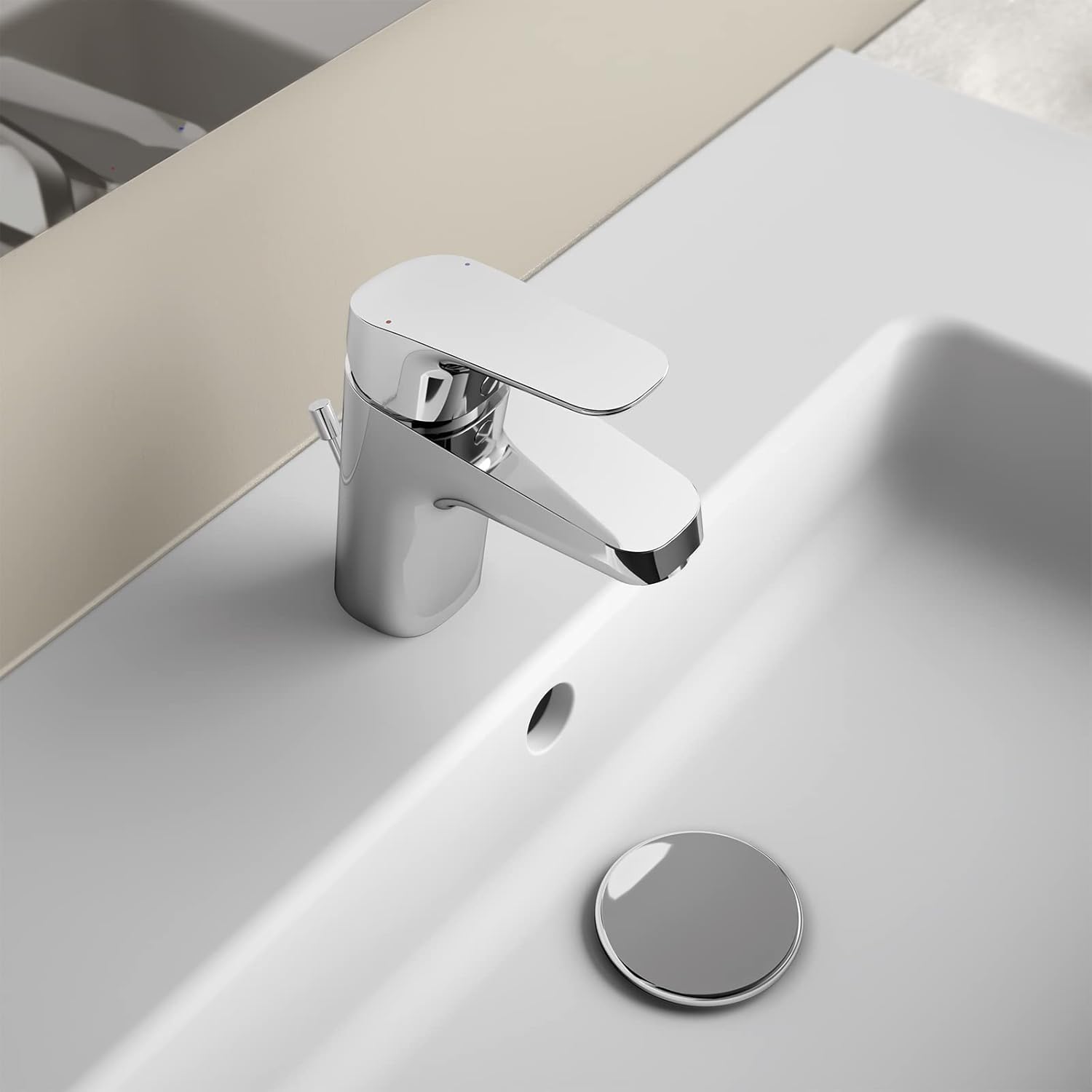 Ideal Standard Rubinetto Miscelatore Lavabo Ceraflex, Cromo - immagine 6