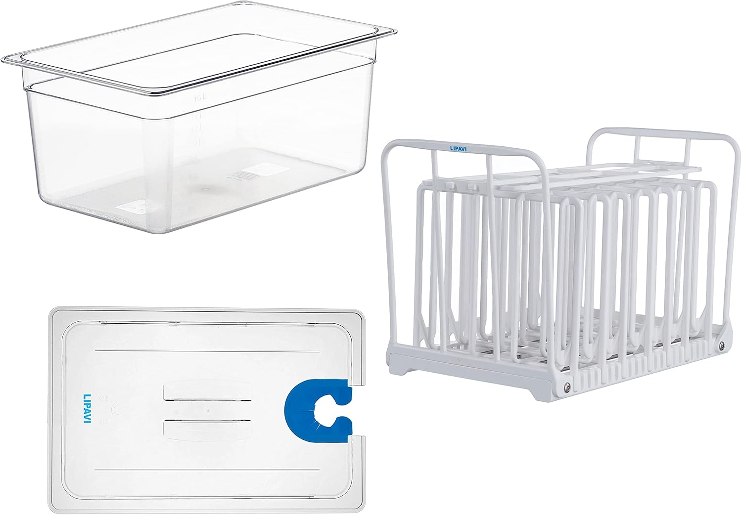Lipavi Sous Vide SYSTEM - Coperchio, Contenitore e Cornice
