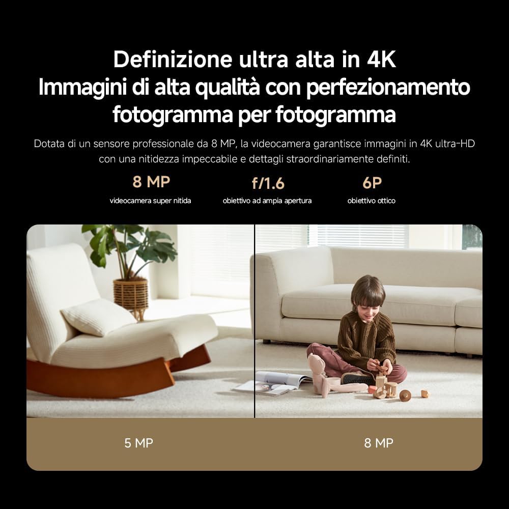 Xiaomi Smart Camera C701 - Videocamera Sorveglianza 4K - immagine 2