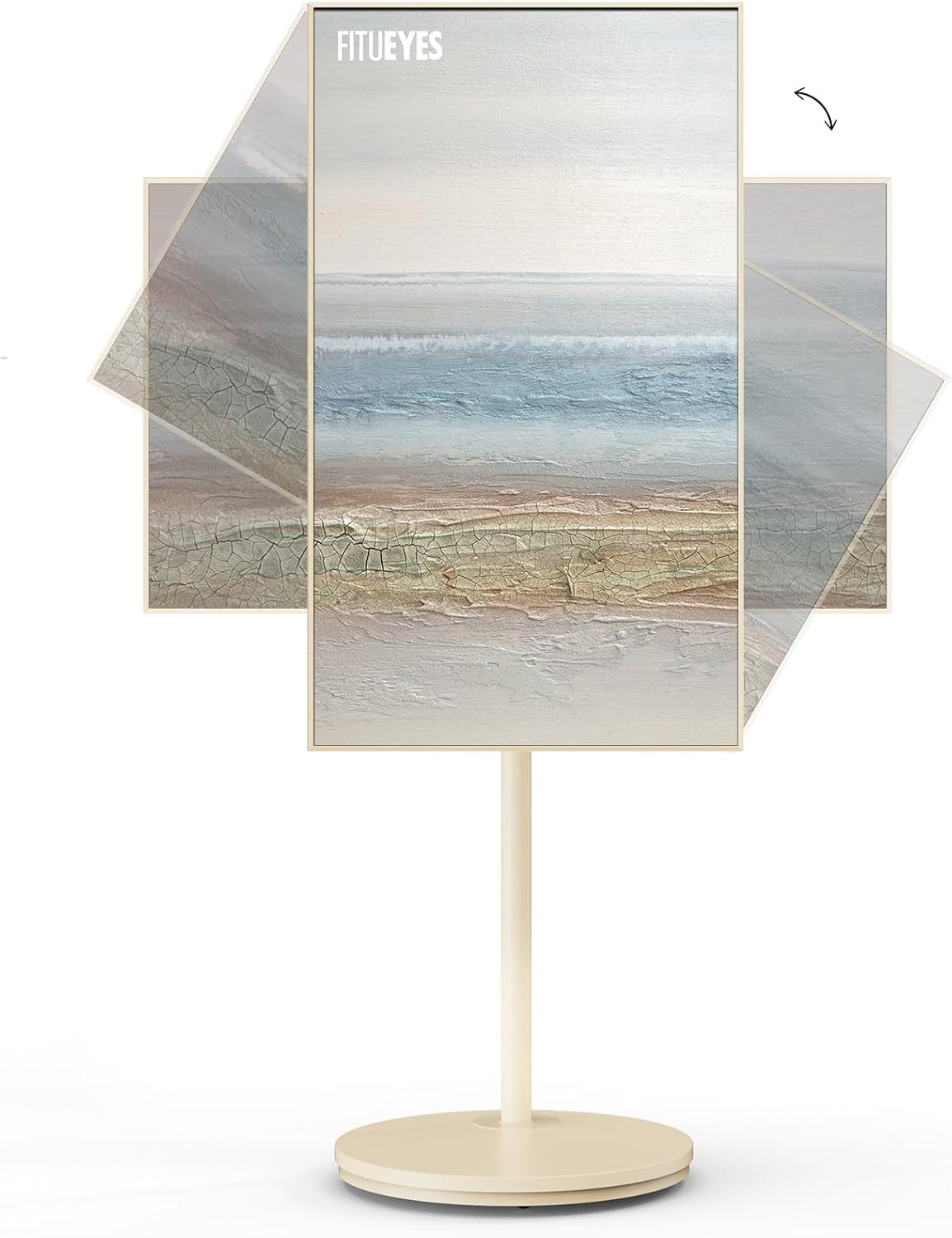 Fitueyes Supporto TV da Pavimento per 24"-48" con Ruote - immagine 1