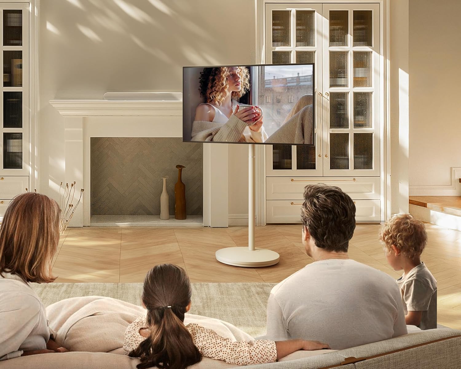 Fitueyes Supporto TV da Pavimento per 24"-48" con Ruote - immagine 7