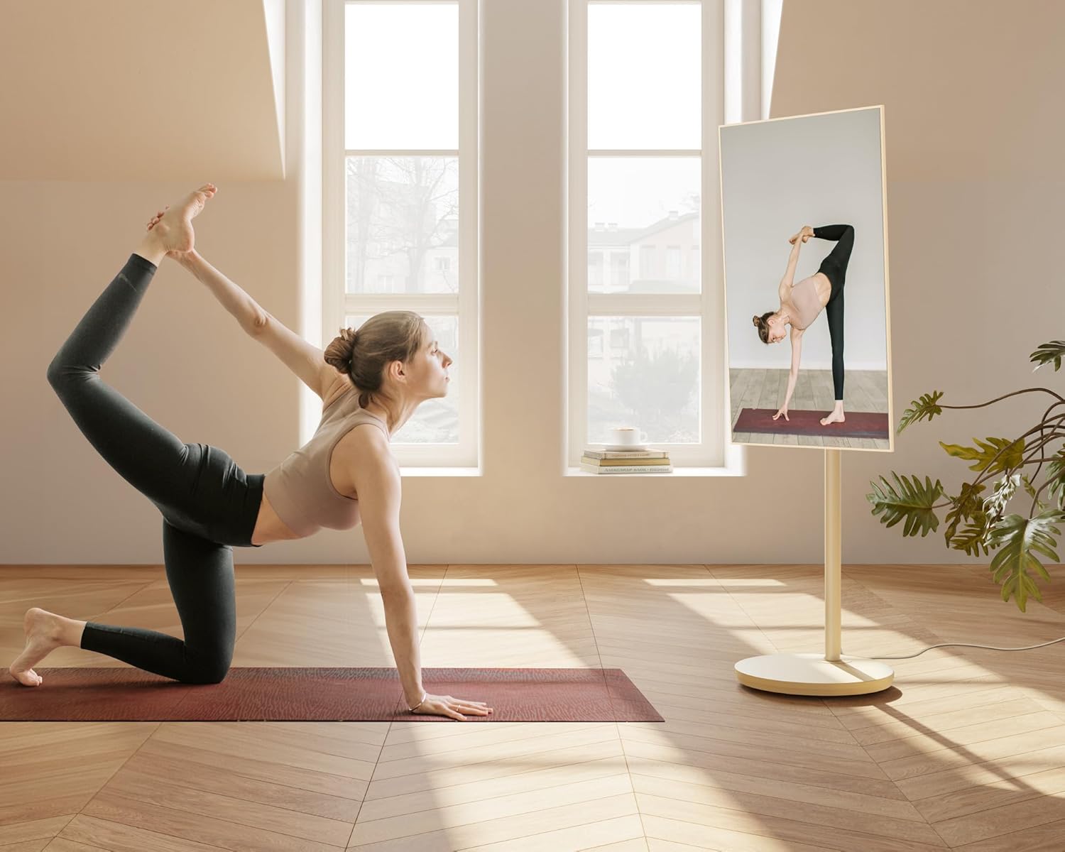 Fitueyes Supporto TV da Pavimento per 24"-48" con Ruote - immagine 8