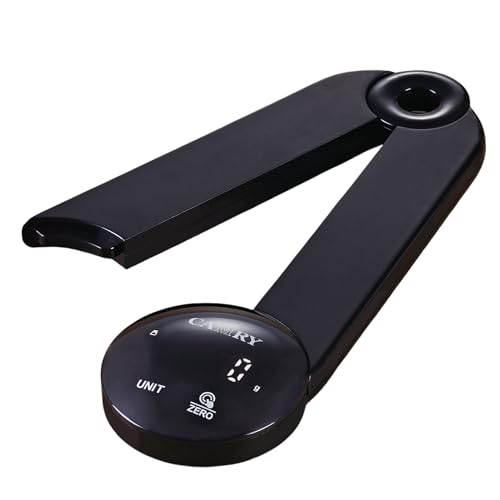 Camry Bilancia da Cucina Digitale Pieghevole 5kg, Nero