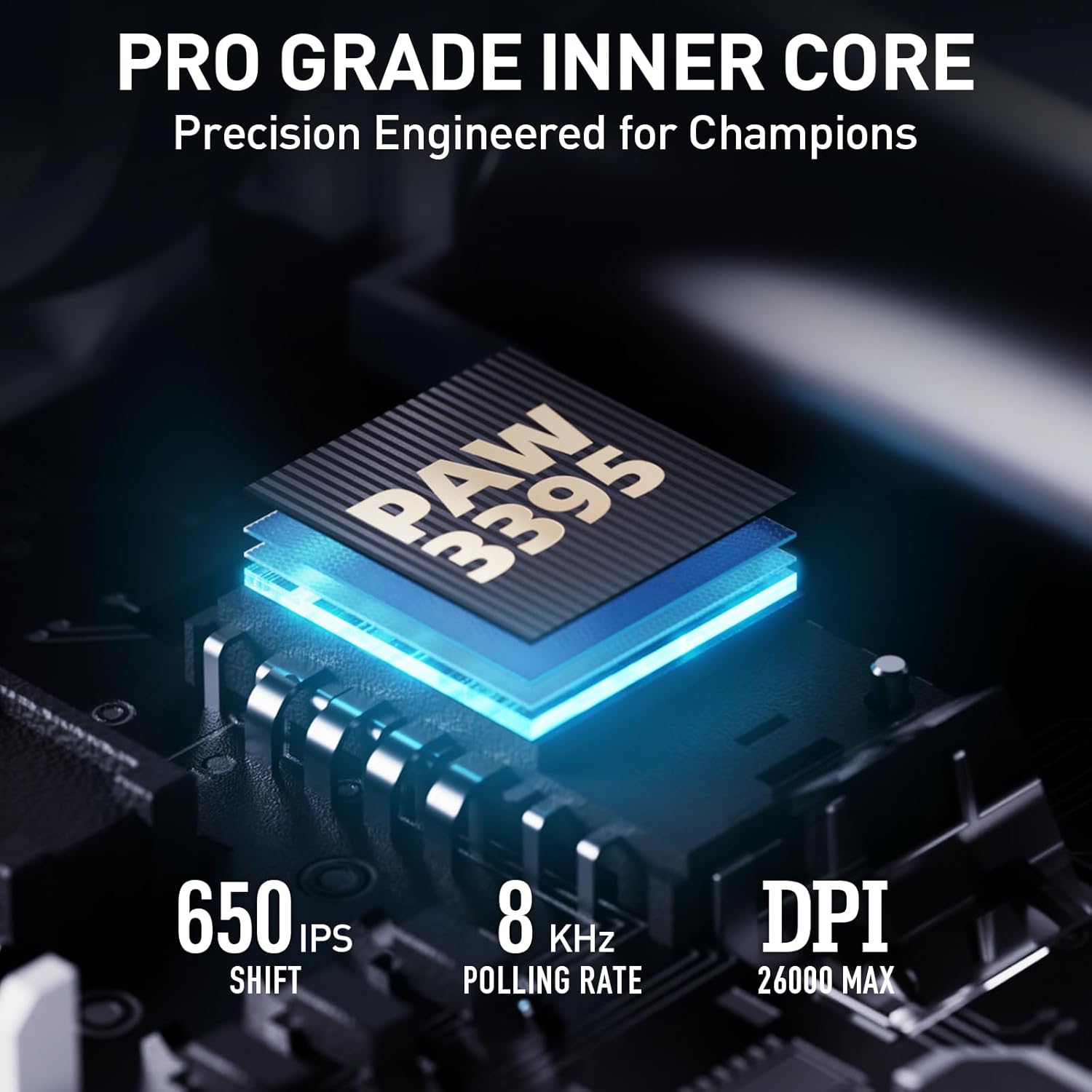 Inphic IN10P - Mouse Gaming Wireless Superleggero 26.000 DPI - immagine 5