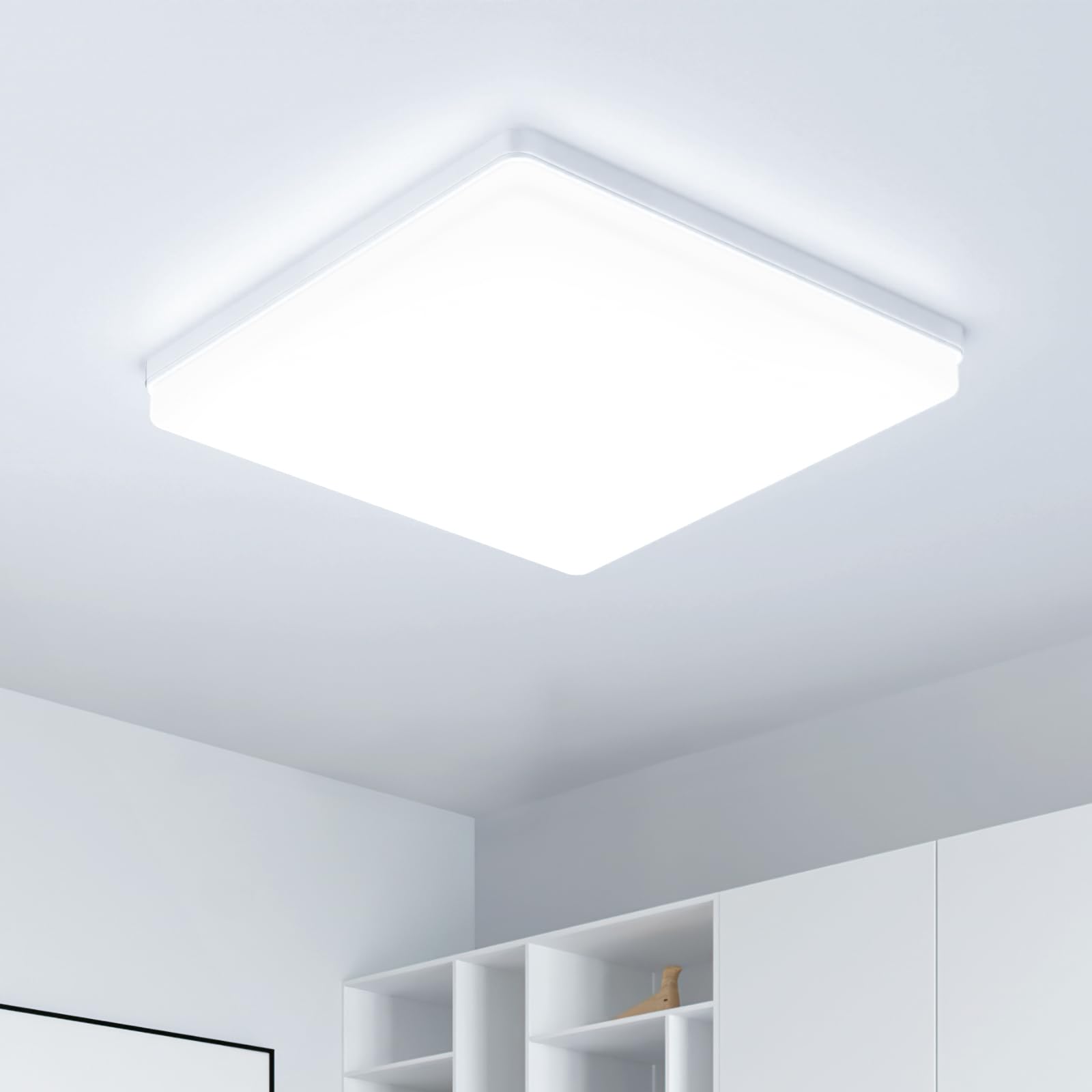 Kuwork Plafoniera LED Soffitto 48W 6500K