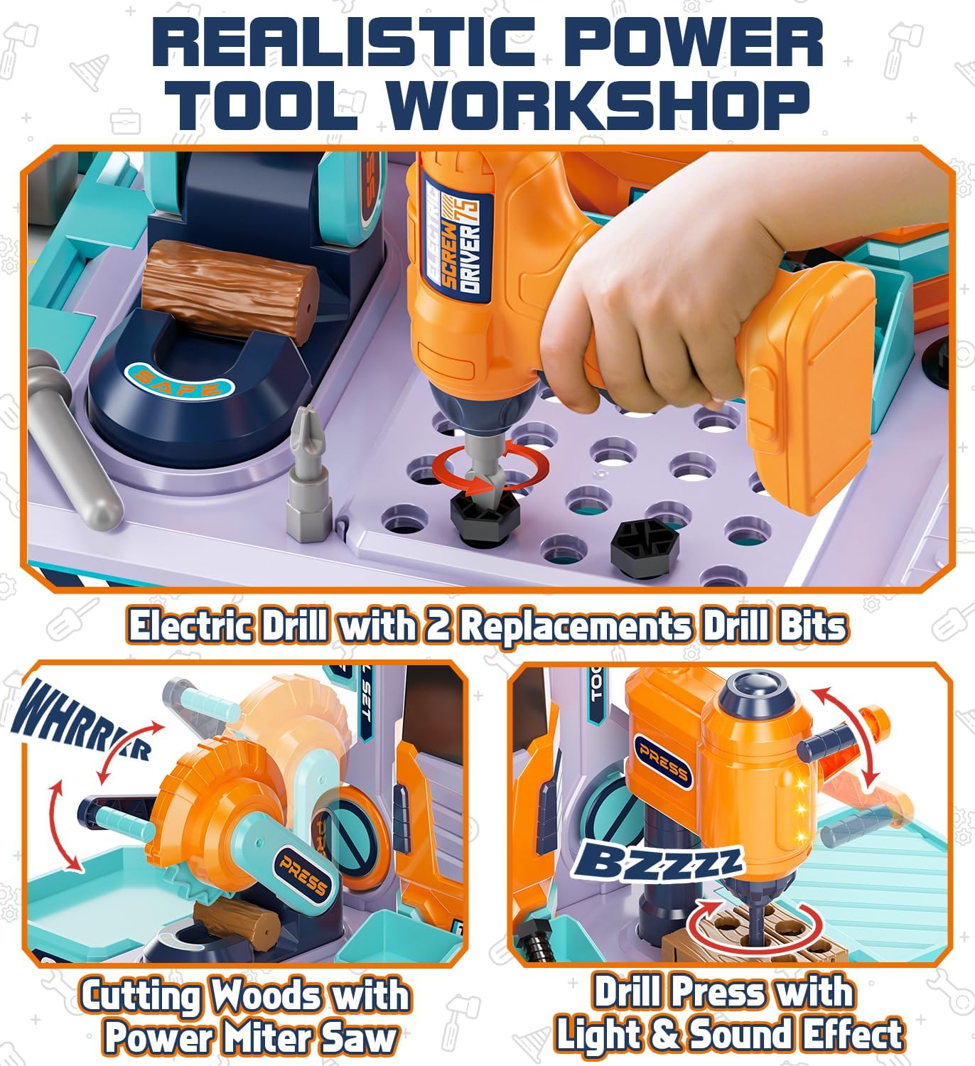 Lehoo Castle Banco di Lavoro Bambini 2 in 1 - immagine 2