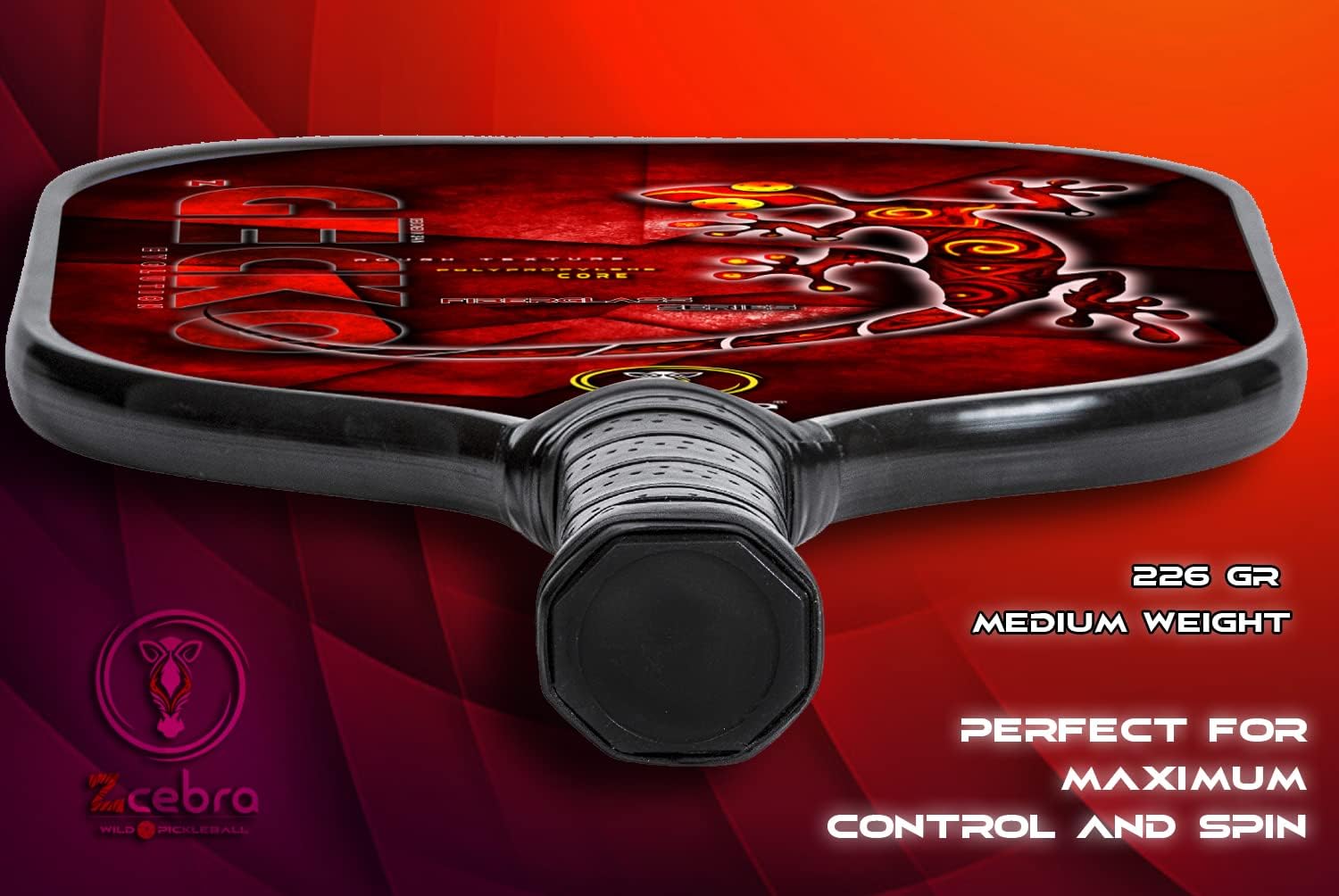 Zcebra Racchetta da Pickleball Composite ZGECKO - immagine 3