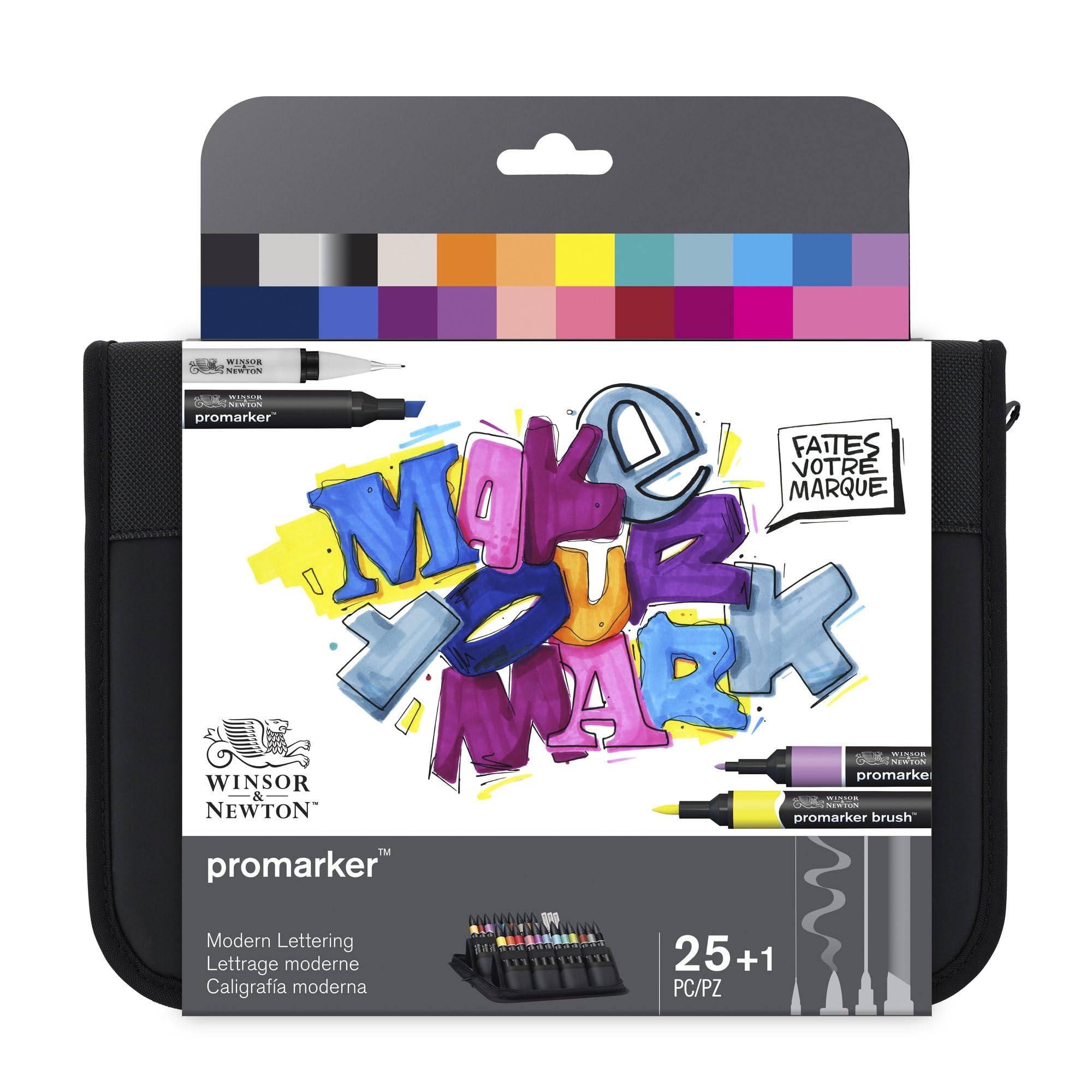 Winsor & Newton Promarker & Fineliner - Set 26 Pennarelli