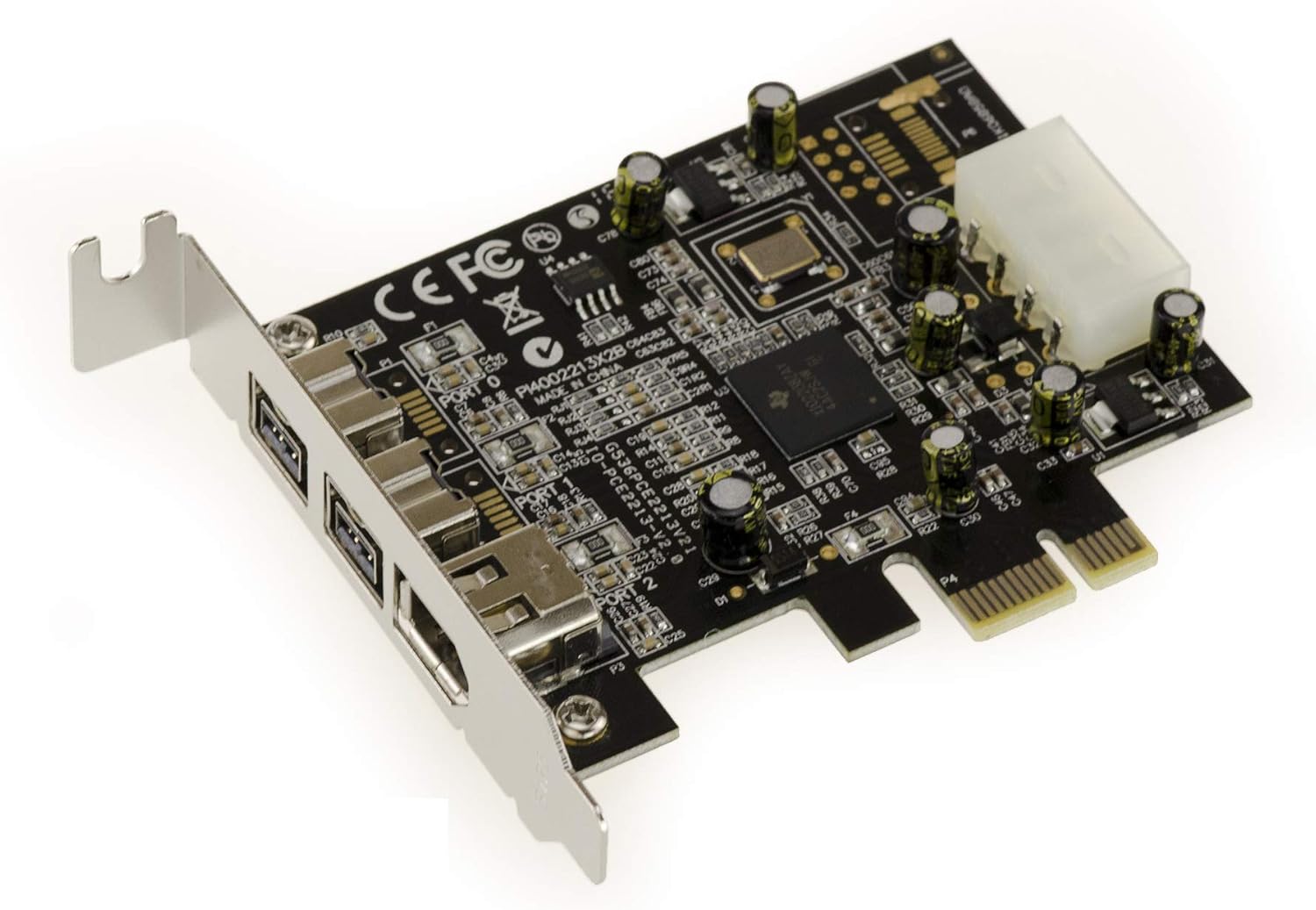 Kalea-informatique Scheda Controller PCI Express Firewire - immagine 1