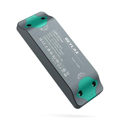 Reylax Trasformatore LED 12V 60W 5A Compatto