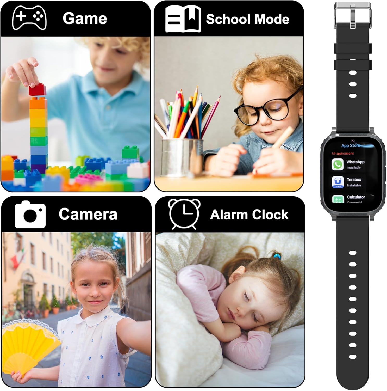 Smartwatch 4G Bambini con GPS e Telefono - immagine 6