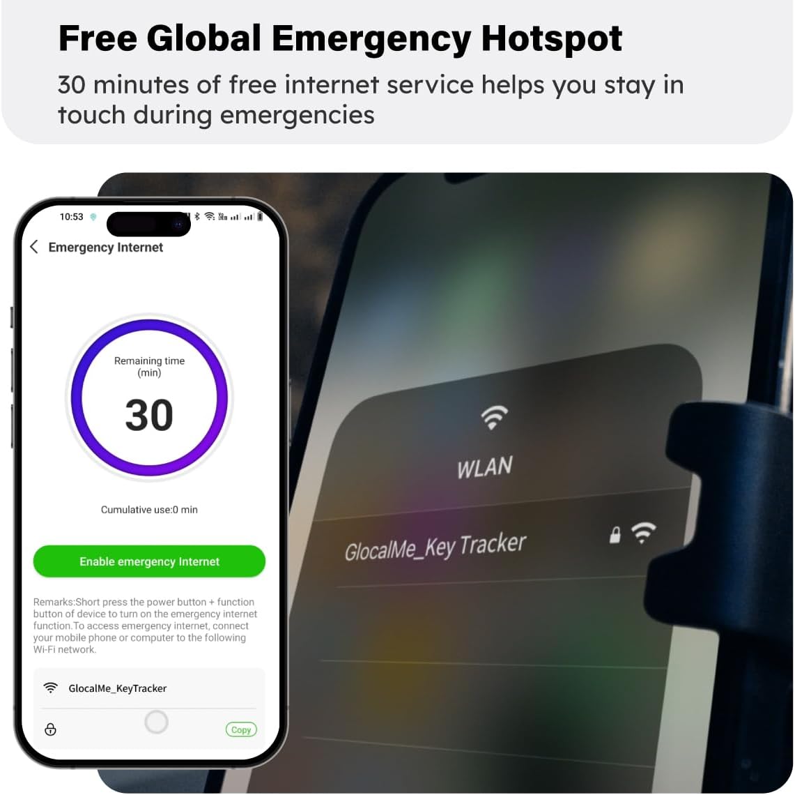 Glocalme KeyTracker - GPS Tracker 4G LTE Globale - immagine 7