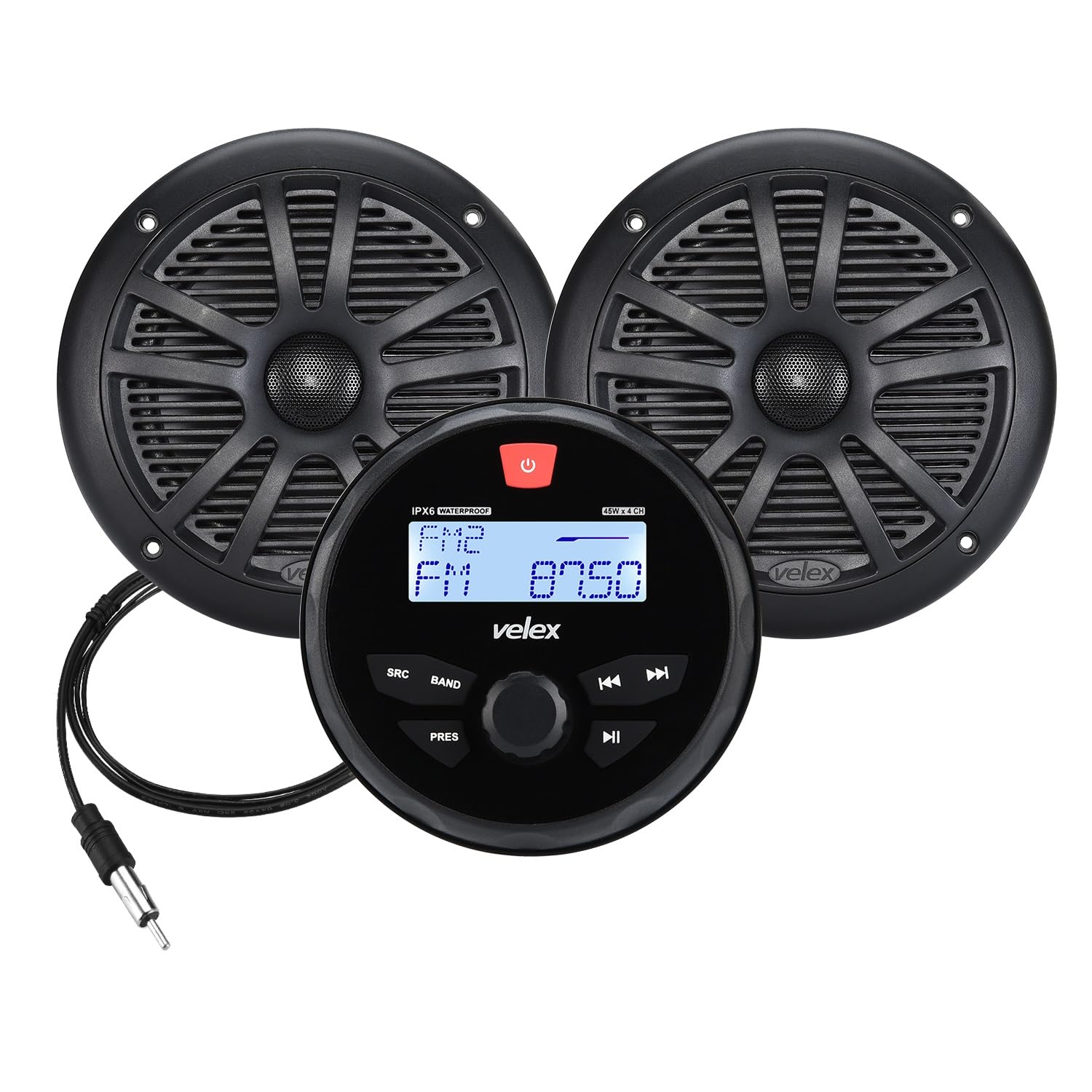 Altoparlante Bluetooth Marine Stereo Impermeabile DAB+