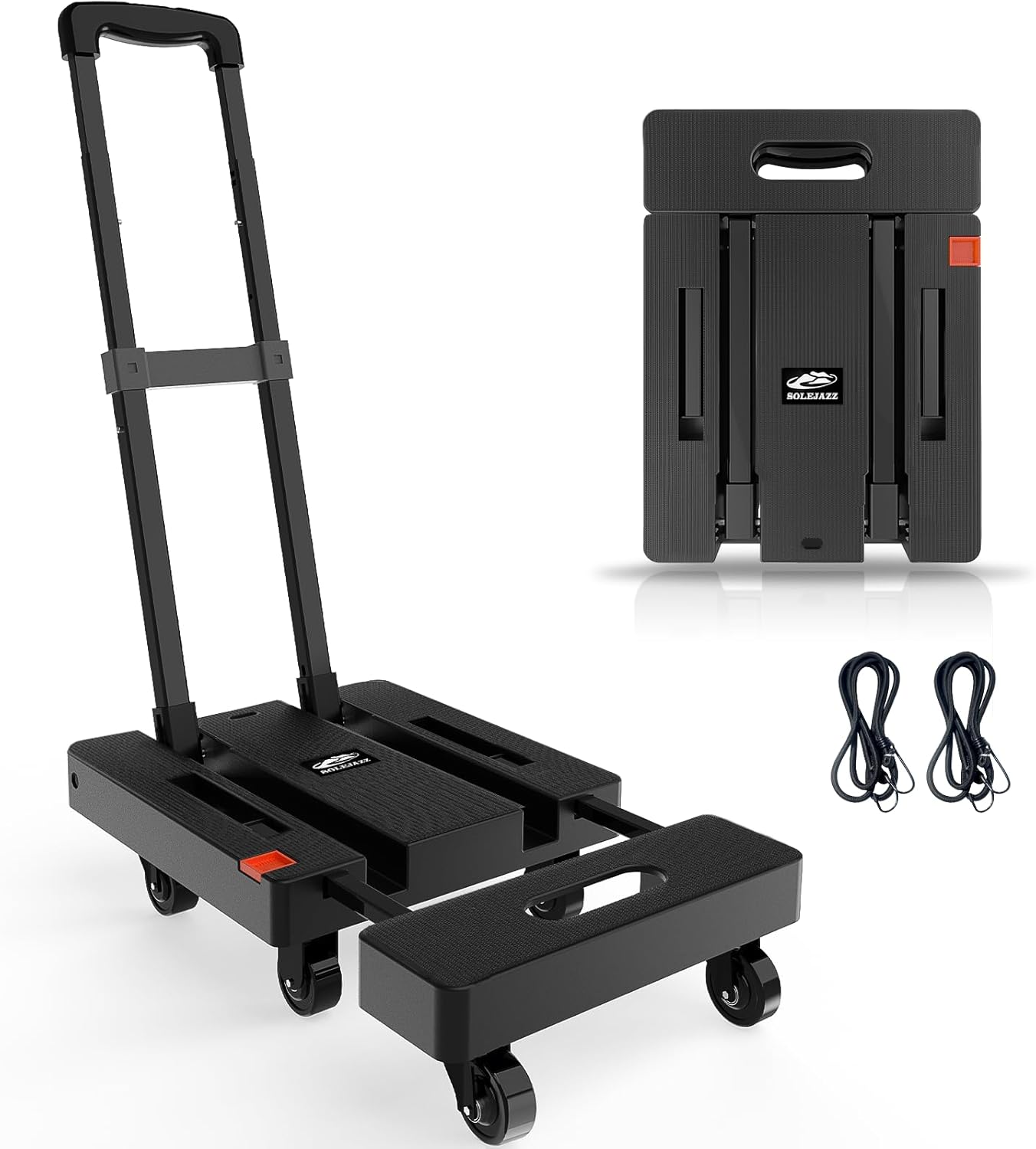 Solejazz Carrello a Mano Pieghevole 226,8 kg