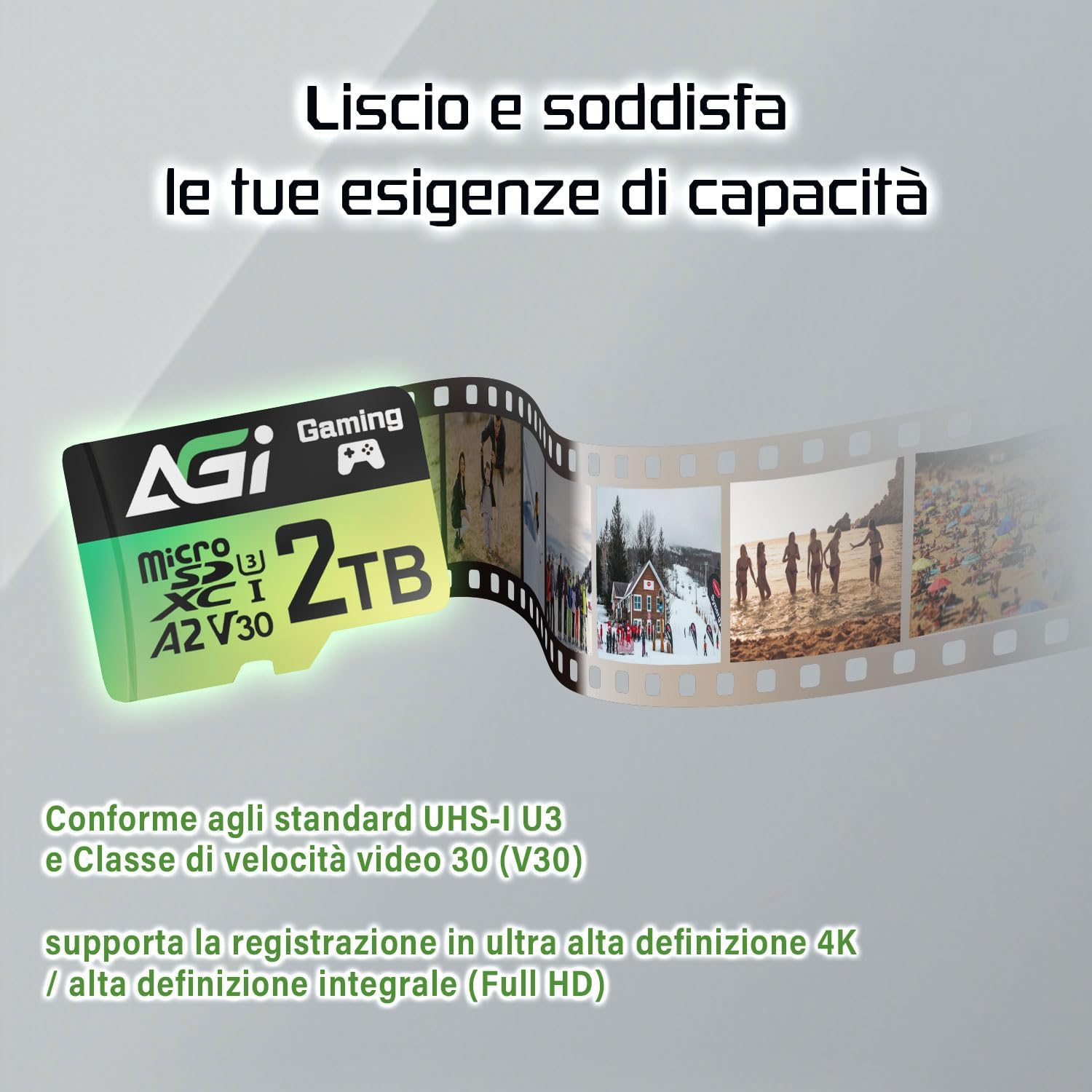 Agi TF138 2TB Scheda Micro SD con Adattatore - immagine 6