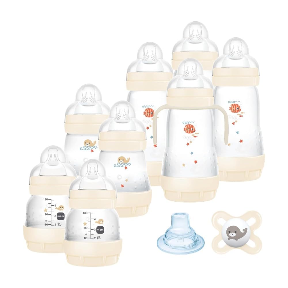 Mam Set 8 Biberon Easy Start Anti-Colica, Neutro
