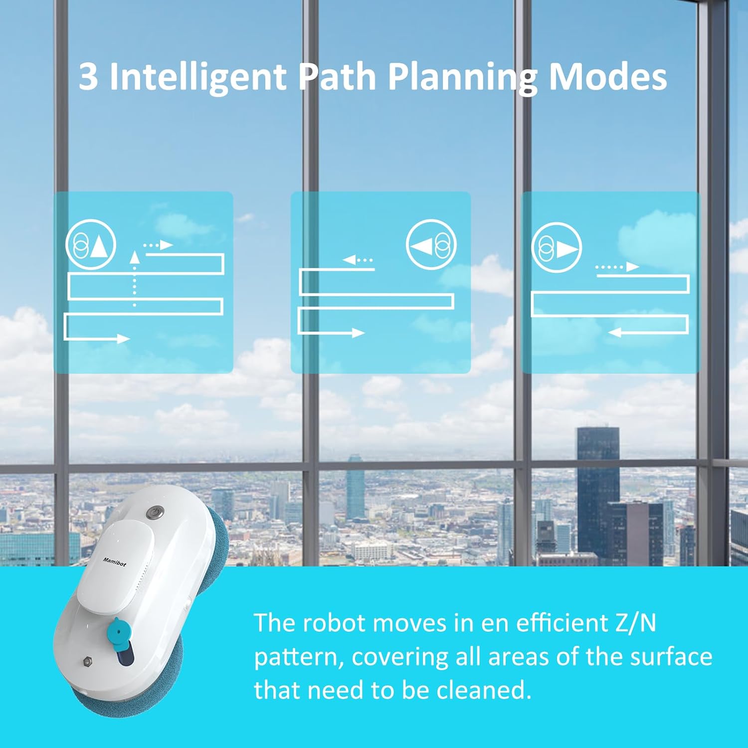 Mamibot W110-P Robot Lavavetri (Bianco) - immagine 4