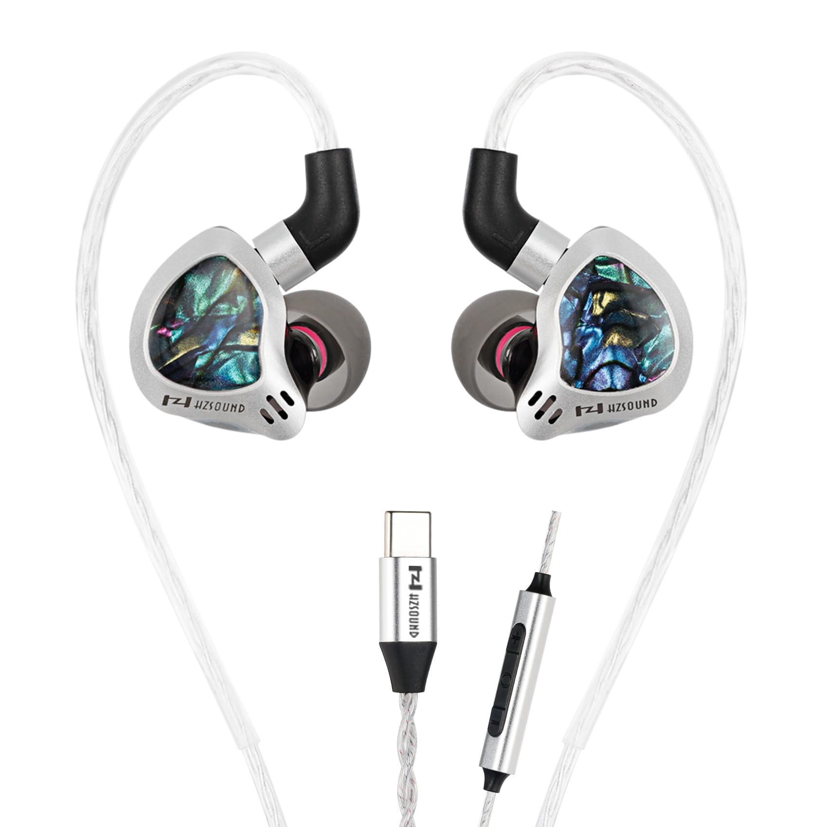 HZSOUND Monitor In-Ear Ginkgo Dual Driver IEM USB-C