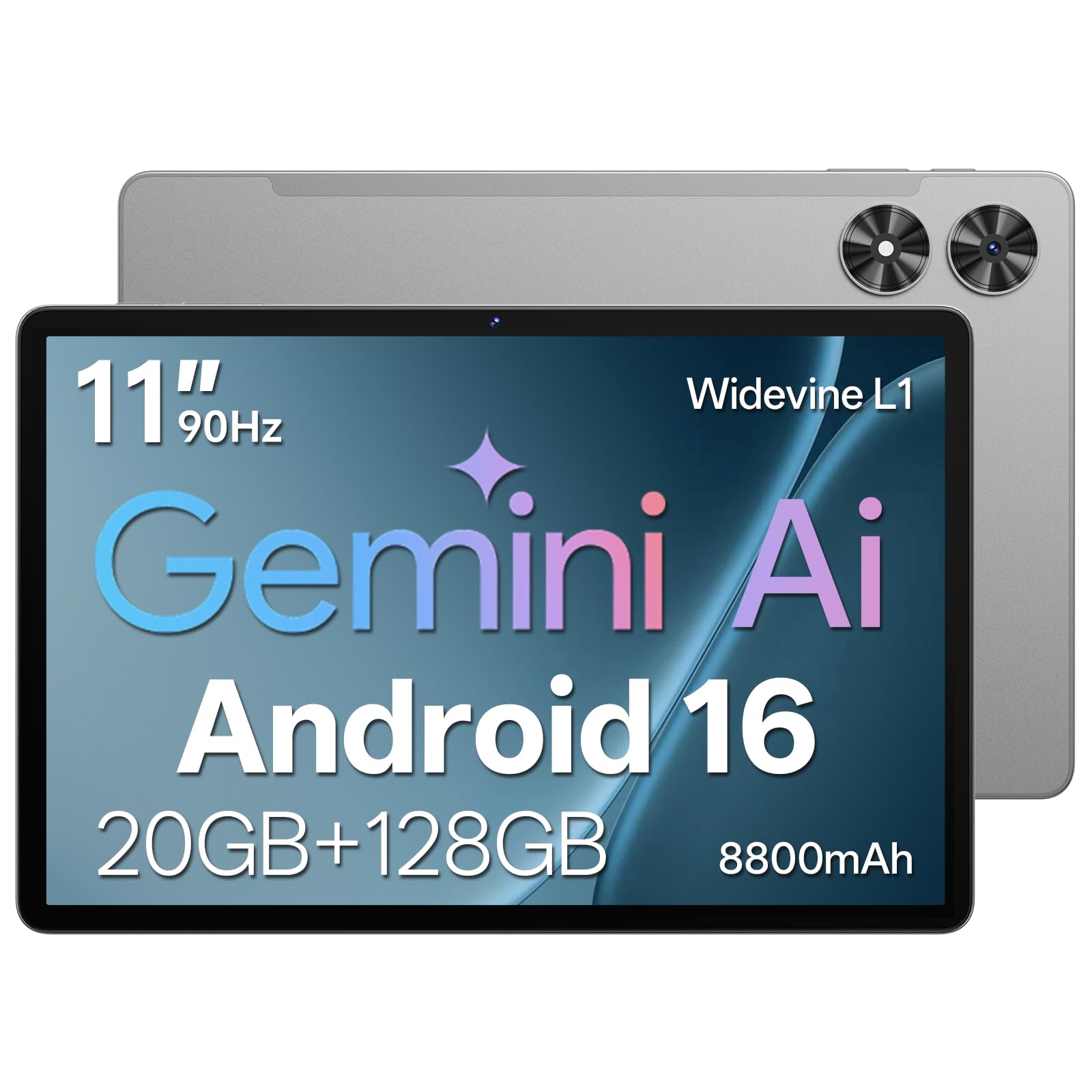 Tablet 11 pollici Android 16 con Gemini AI