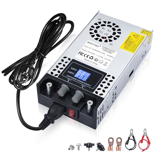 Bosytro Alimentatore Regolabile 0-60V 0-10A 600W