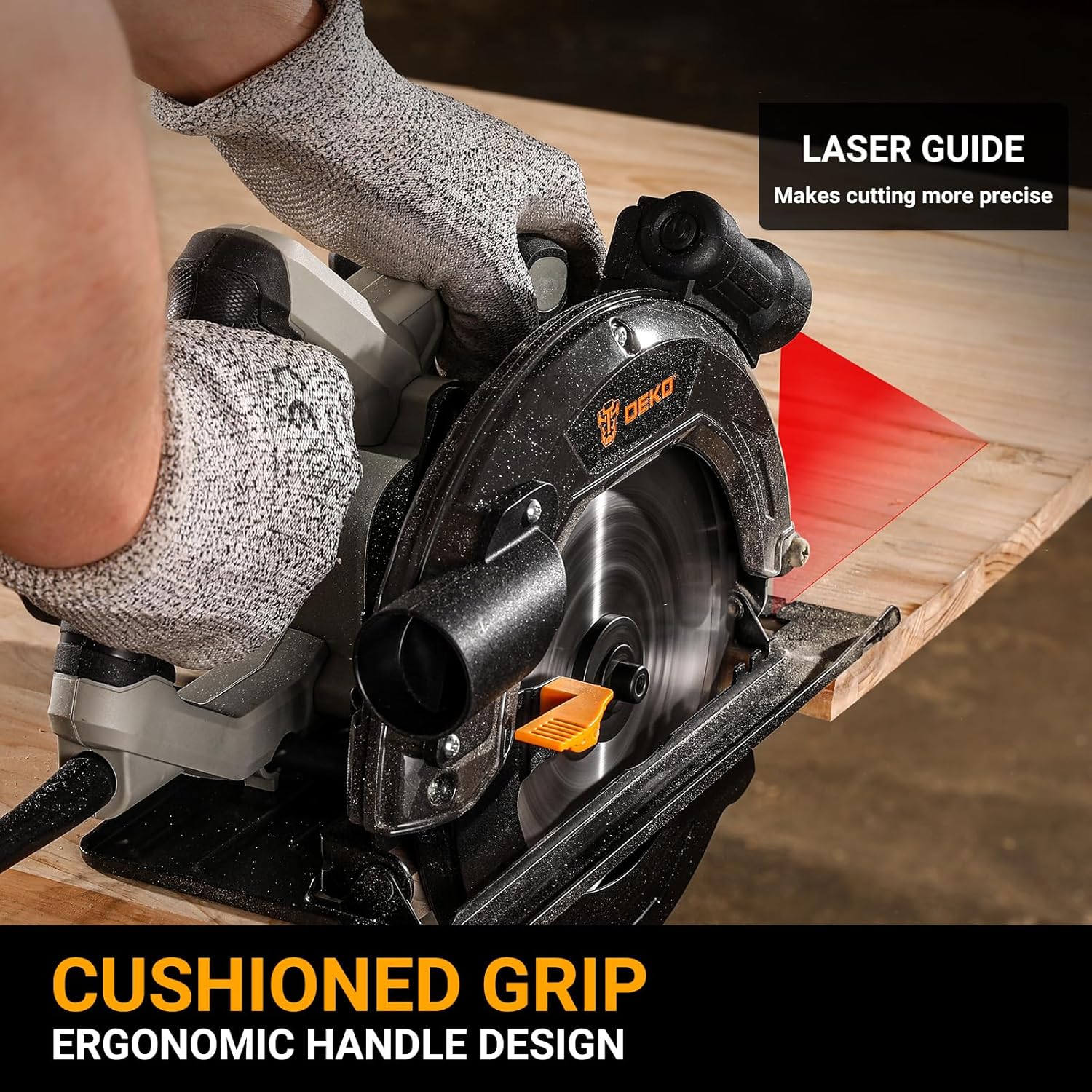 Dekopro Sega Circolare per Legno 1400W - immagine 2