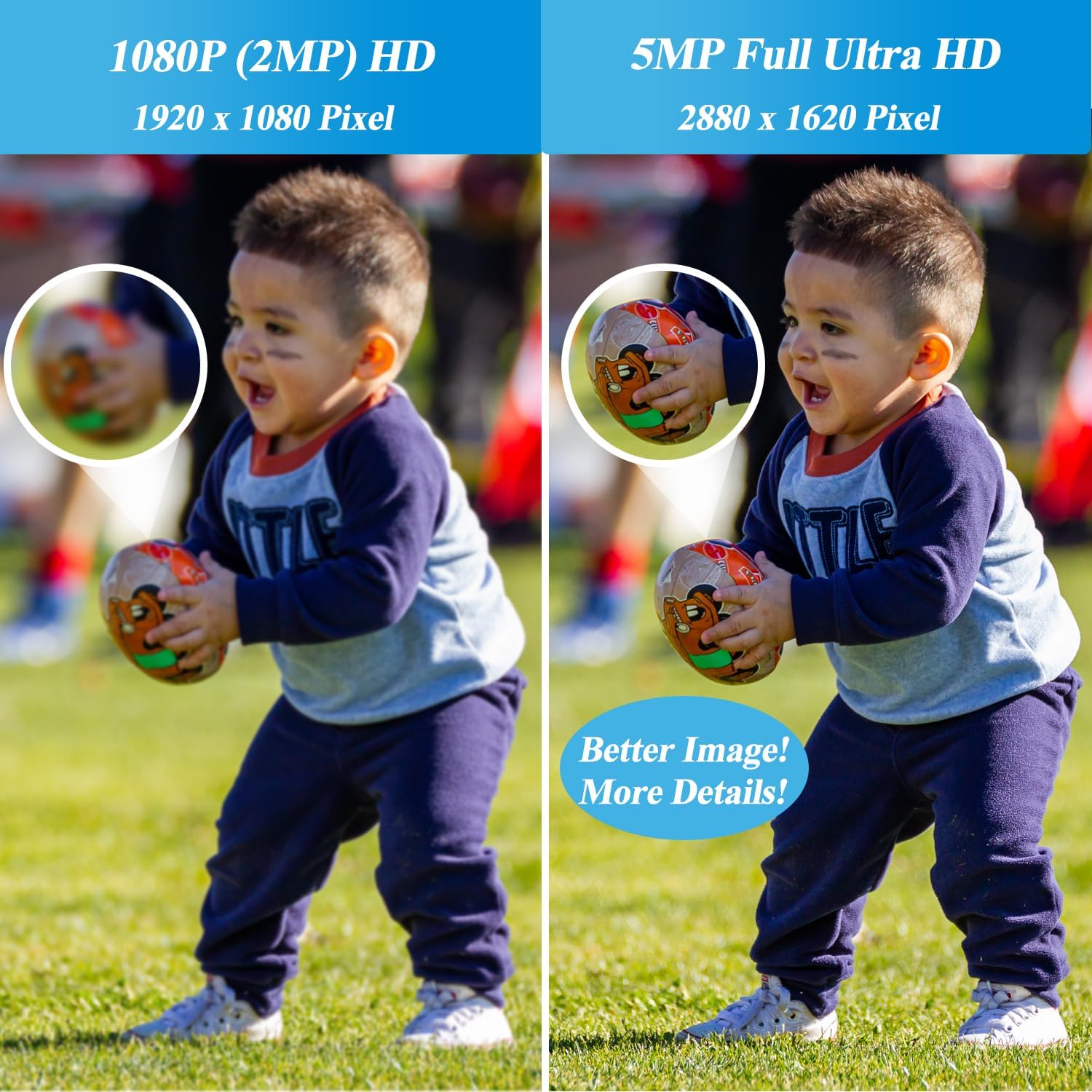 Mini Telecamera IP POE 5MP Esterni, Ultra HD - immagine 3