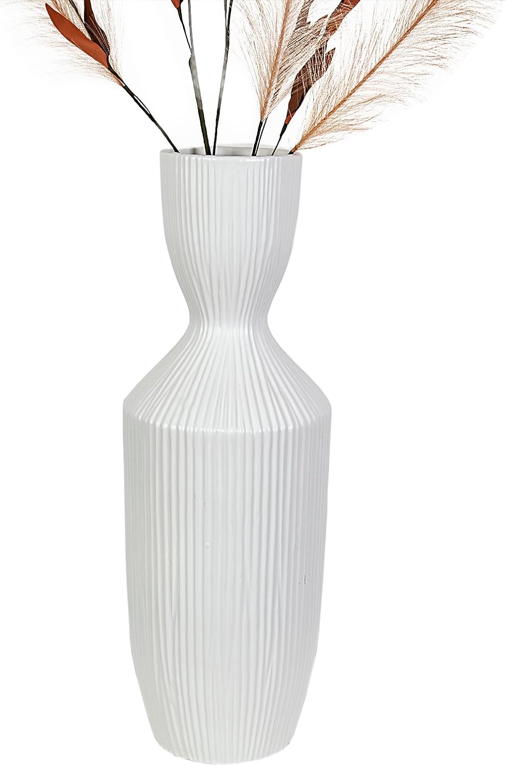 FLORERO CERAMICA BLANCO MATE - immagine 1