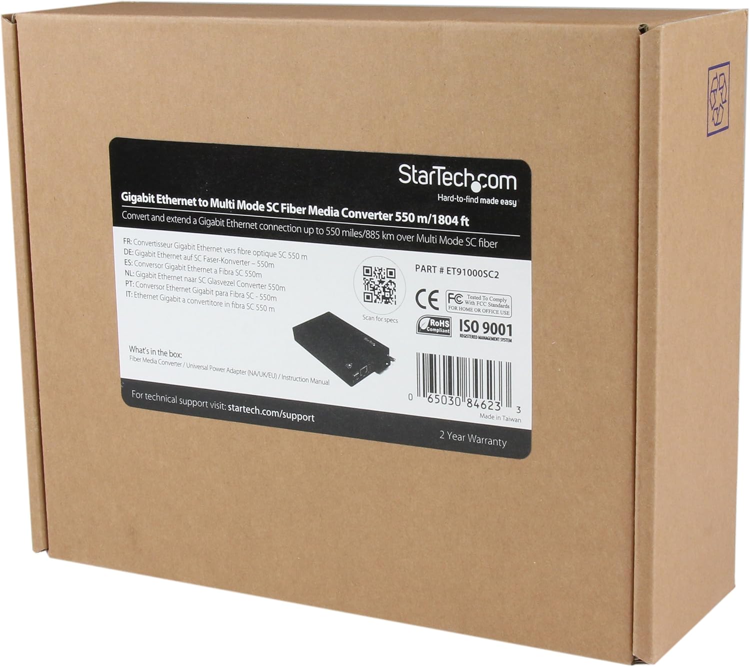Startech.com Convertitore Media Ethernet Gigabit Fibra SC - immagine 5