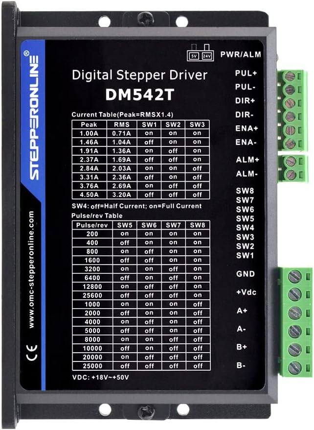 Stepperonline DM542T Driver Motore Passo-Passo Digitale