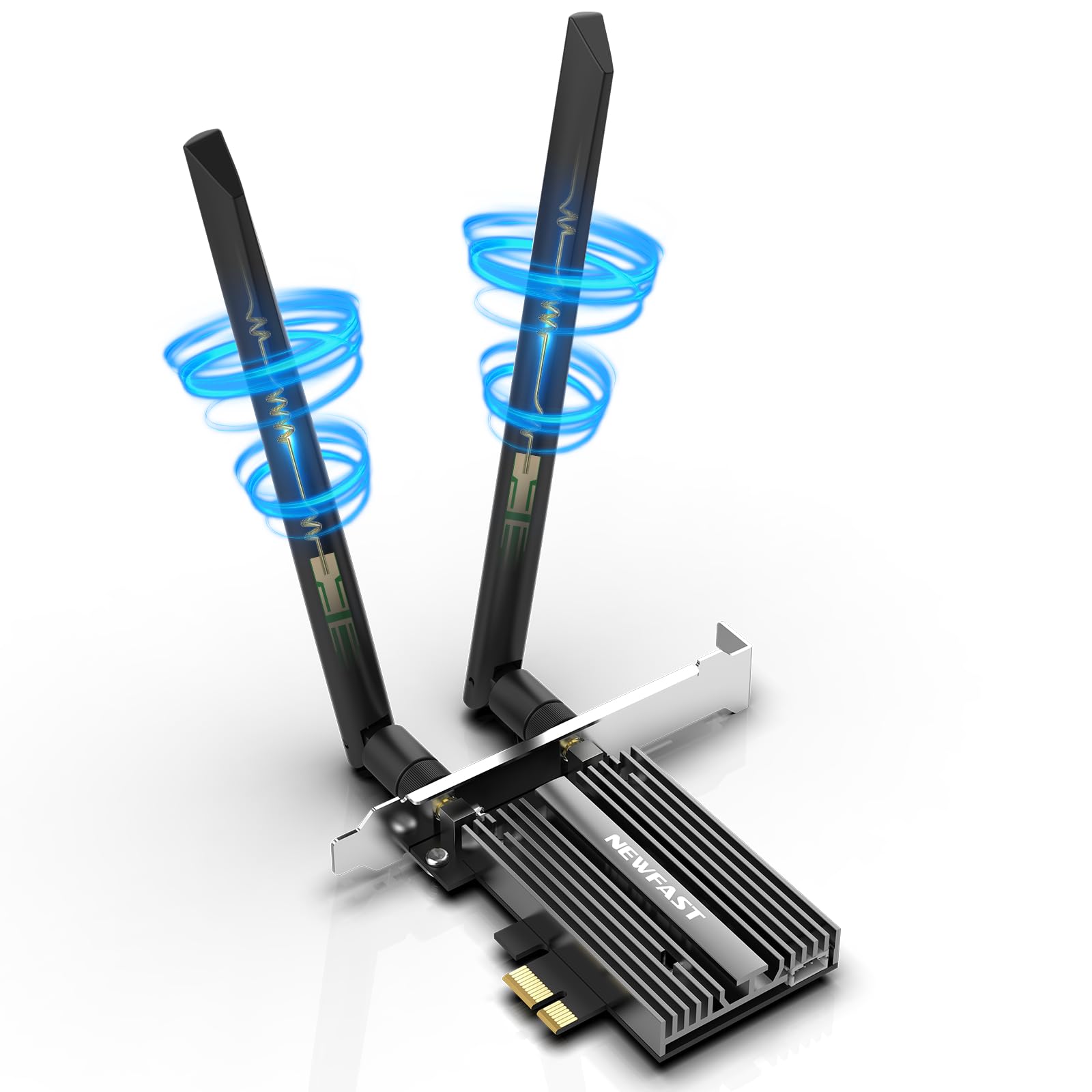 NEWFAST Scheda WiFi 6E PCIe 5374Mbps per PC Fisso