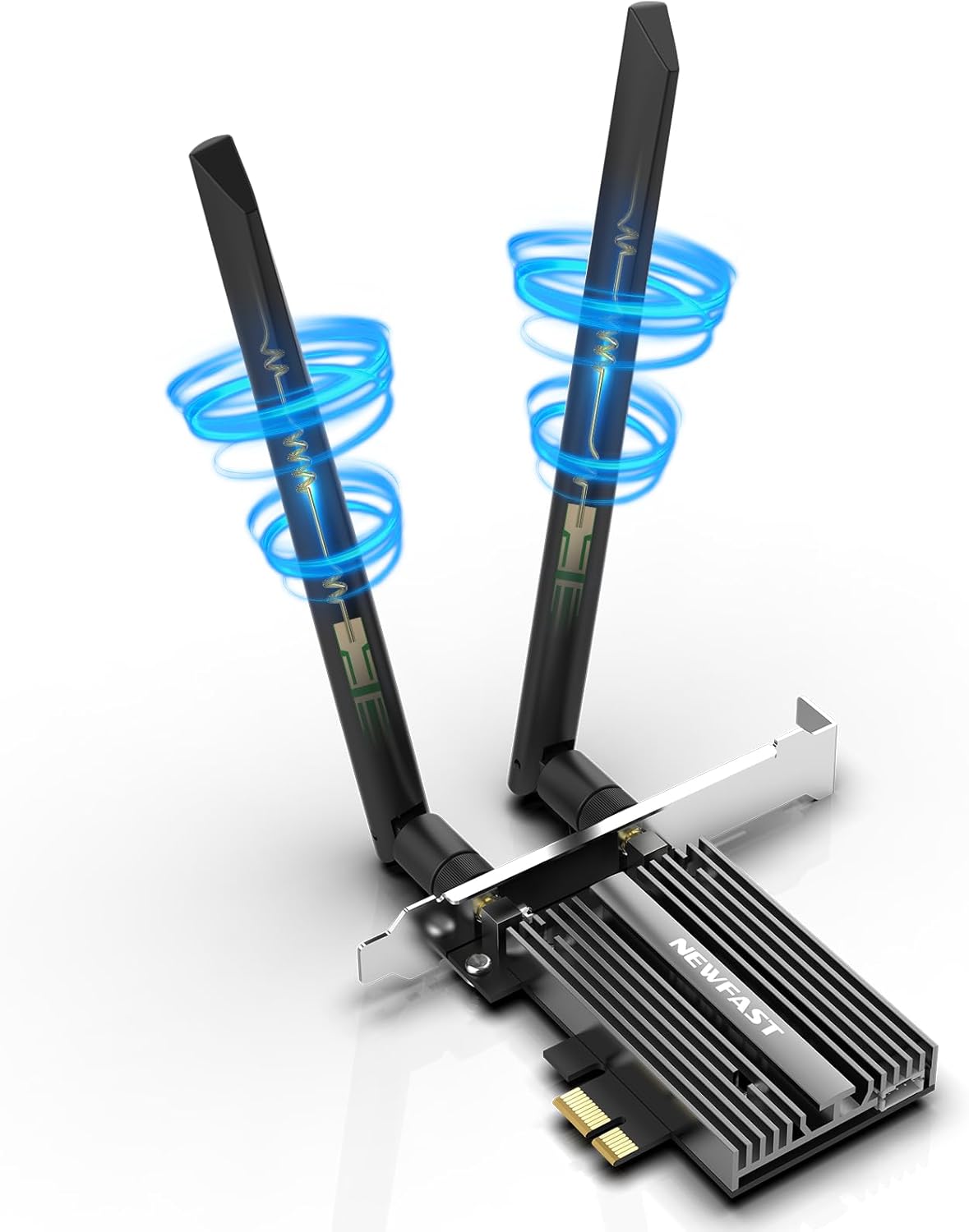 NEWFAST Scheda WiFi 6E PCIe 5374Mbps per PC Fisso - immagine 1