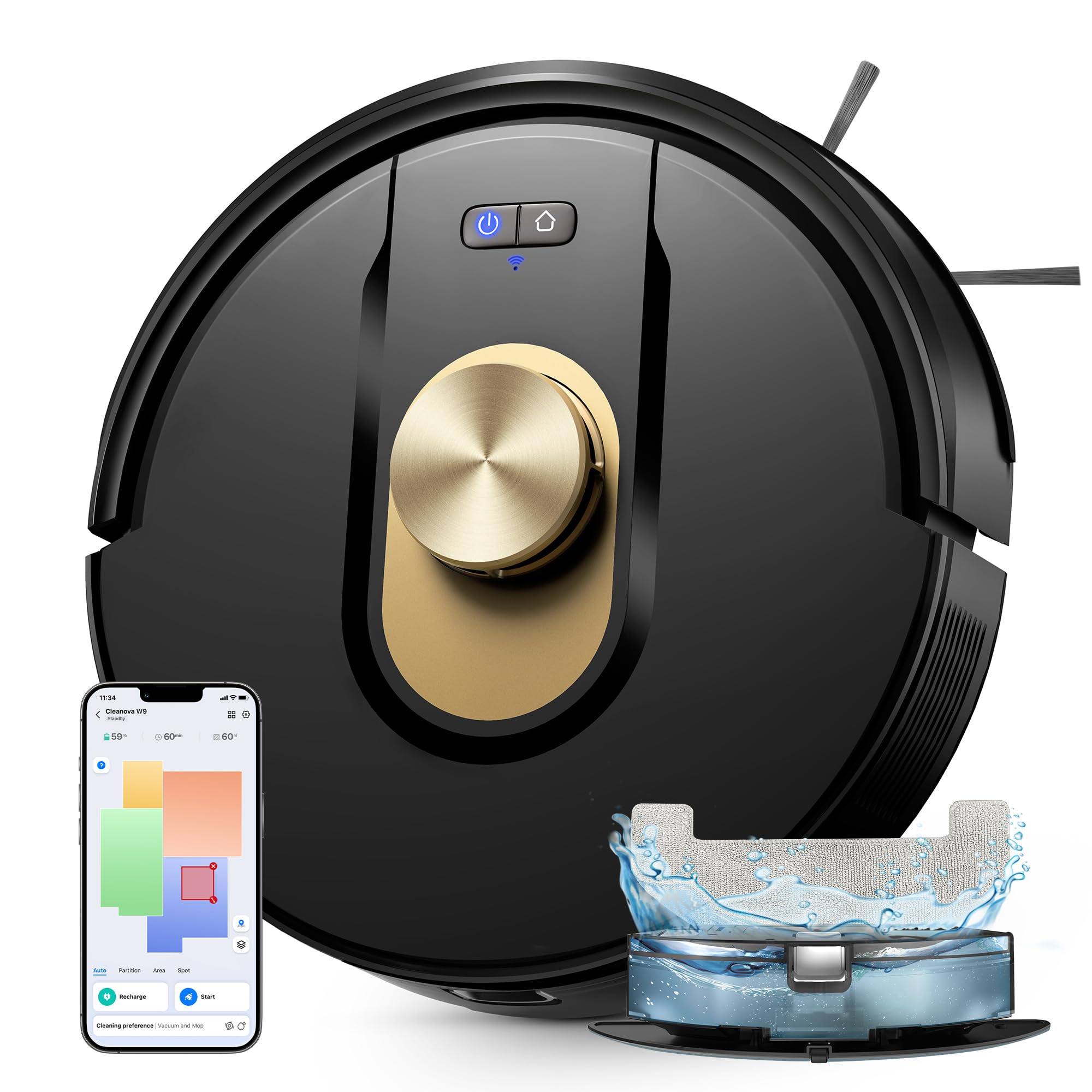 Vexilar Robot Aspirapolvere Lavapavimenti 7000Pa