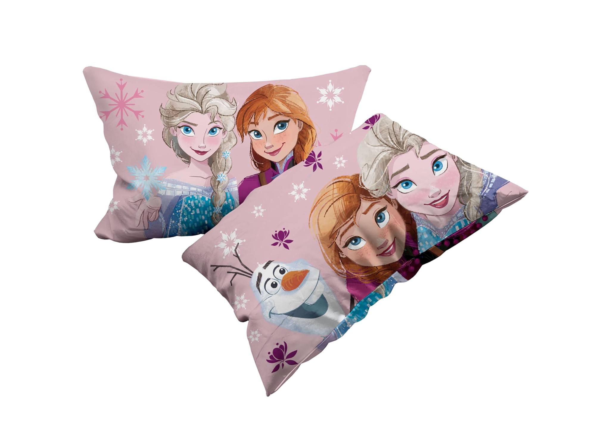 Frozen - Set 2 Federe in Cotone 50x80cm