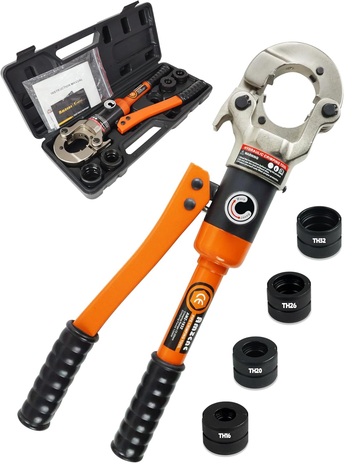 Pinza Professionale per Crimpatura Tubi - Set 4 Mascelle