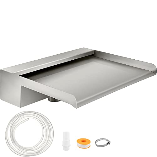 Vevor Fontana per Piscina a Cascata Acciaio Inox 30cm