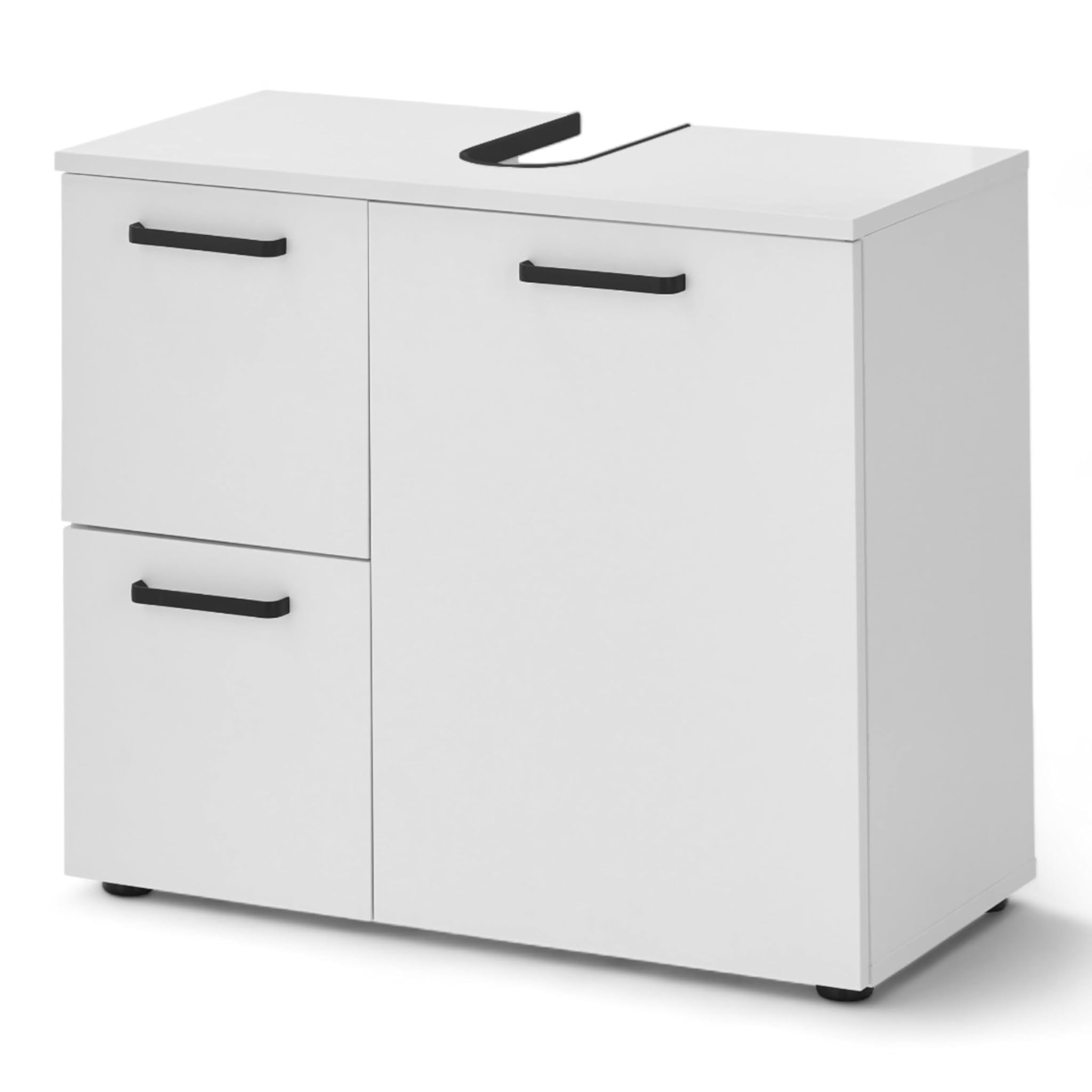 Stella Trading Vanice Mobiletto da Bagno, Bianco, 70 x 60 x 35 cm